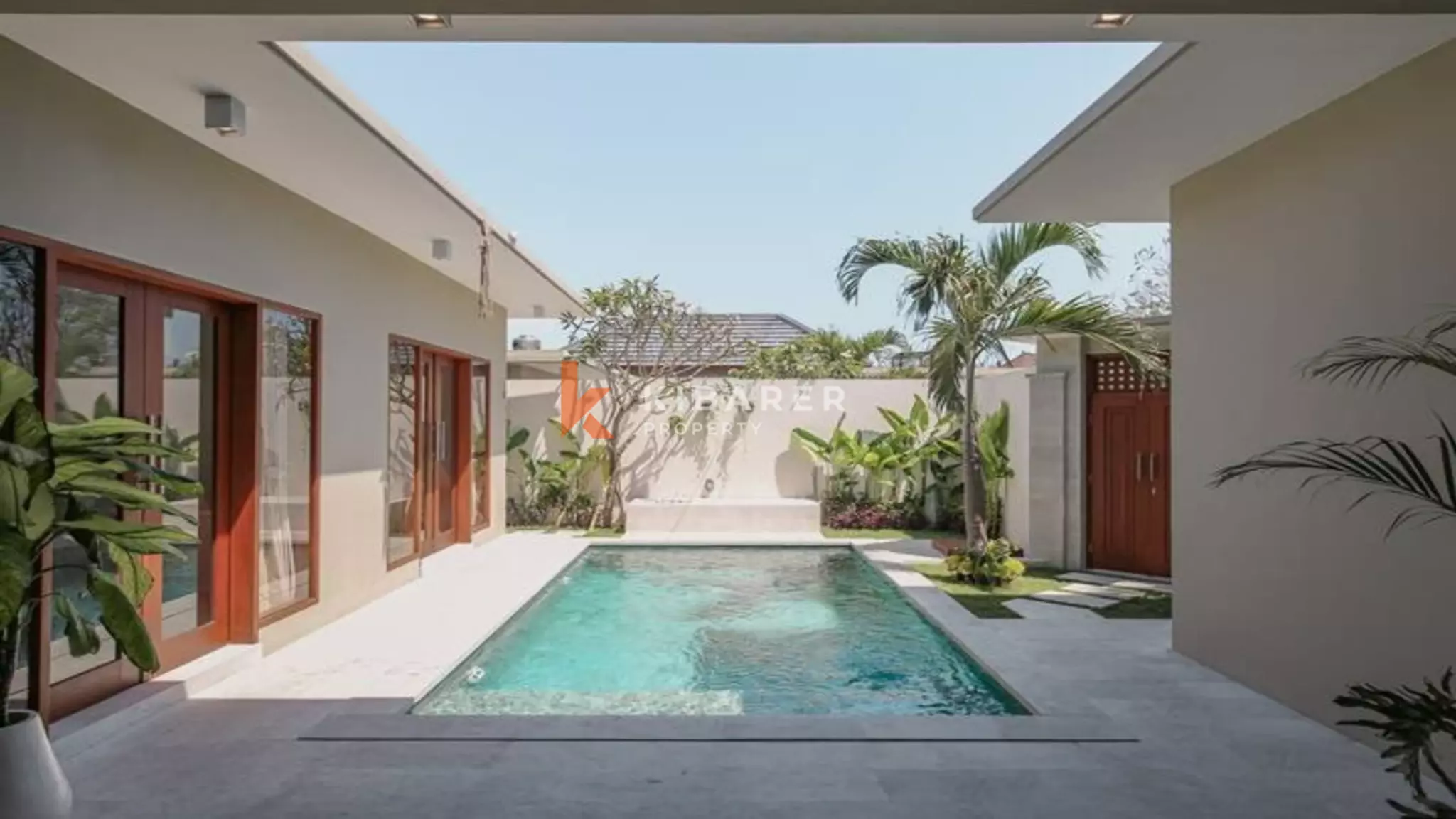 Vila Tropis Tiga Kamar Tidur dengan Ruang Terbuka di Pererenan