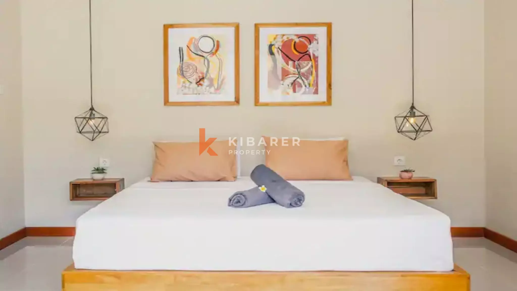 Vila Tropis Tiga Kamar Tidur dengan Ruang Terbuka di Pererenan