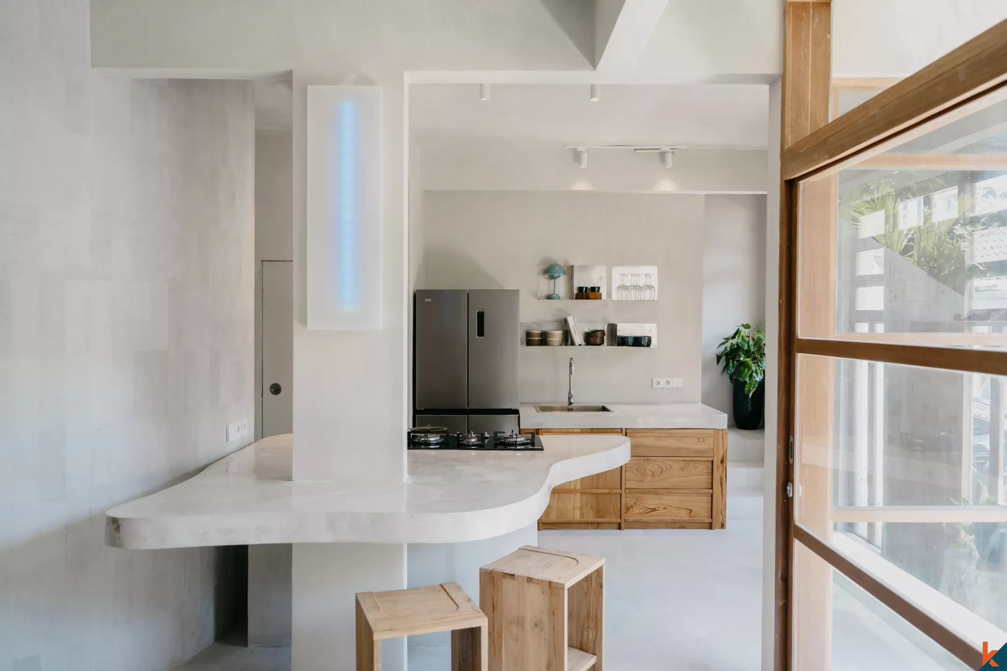 Vila Tropis Modern 3 Kamar Tidur dengan Kamar Mandi di Jantung Canggu