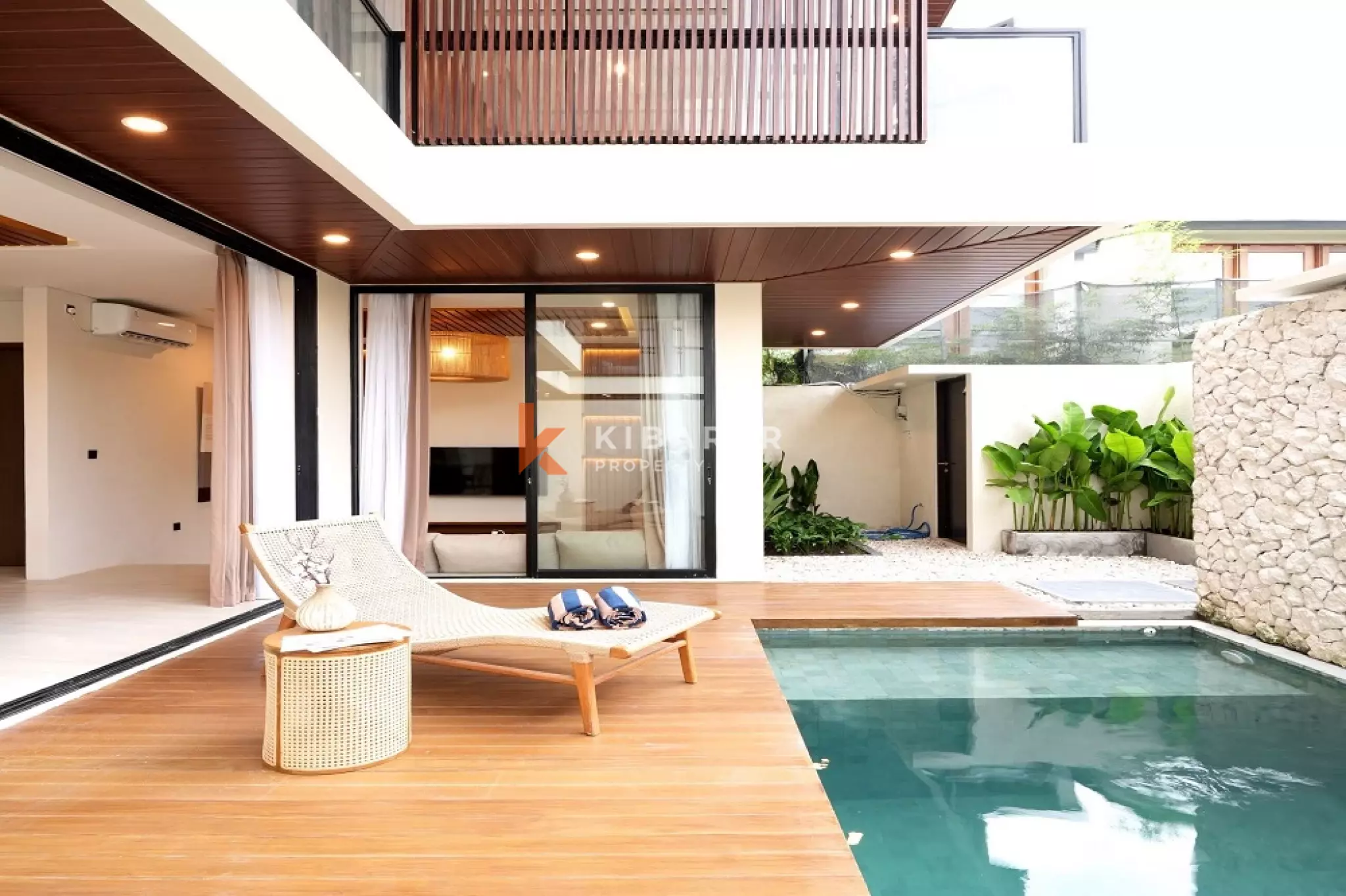 Vila Dua Kamar Tidur Hunian Modern di Area Canggu