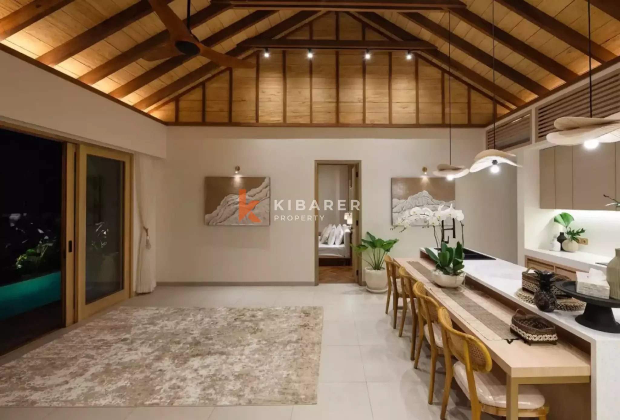 Vila Dua Kamar Tidur di Babakan – Pertemuan Minimalisme dan Ketenangan Tropis