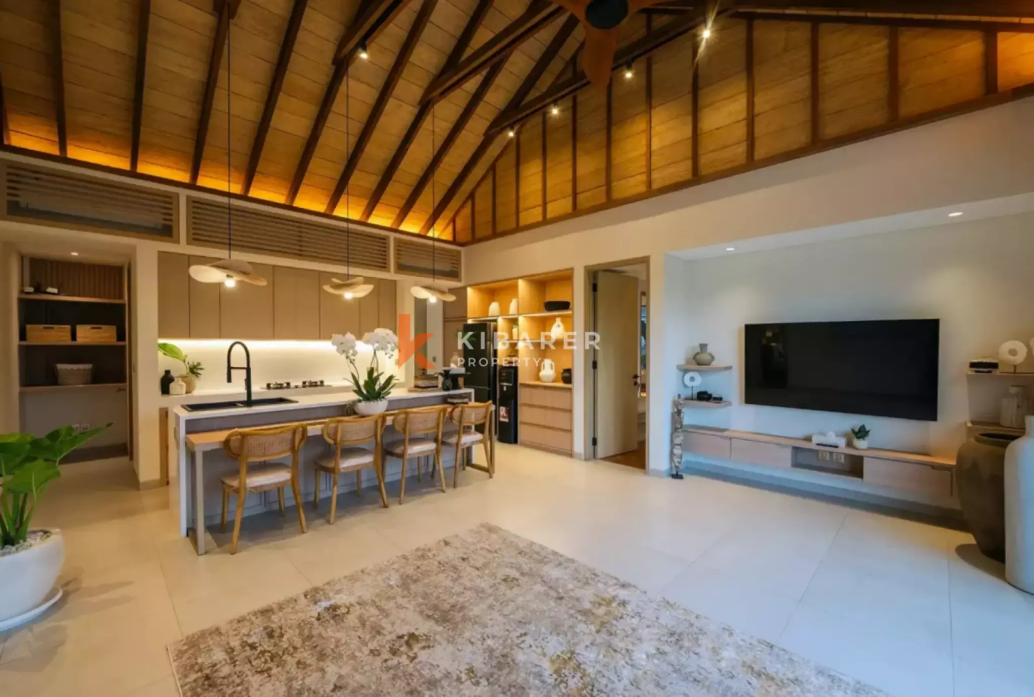 Vila Dua Kamar Tidur di Babakan – Pertemuan Minimalisme dan Ketenangan Tropis