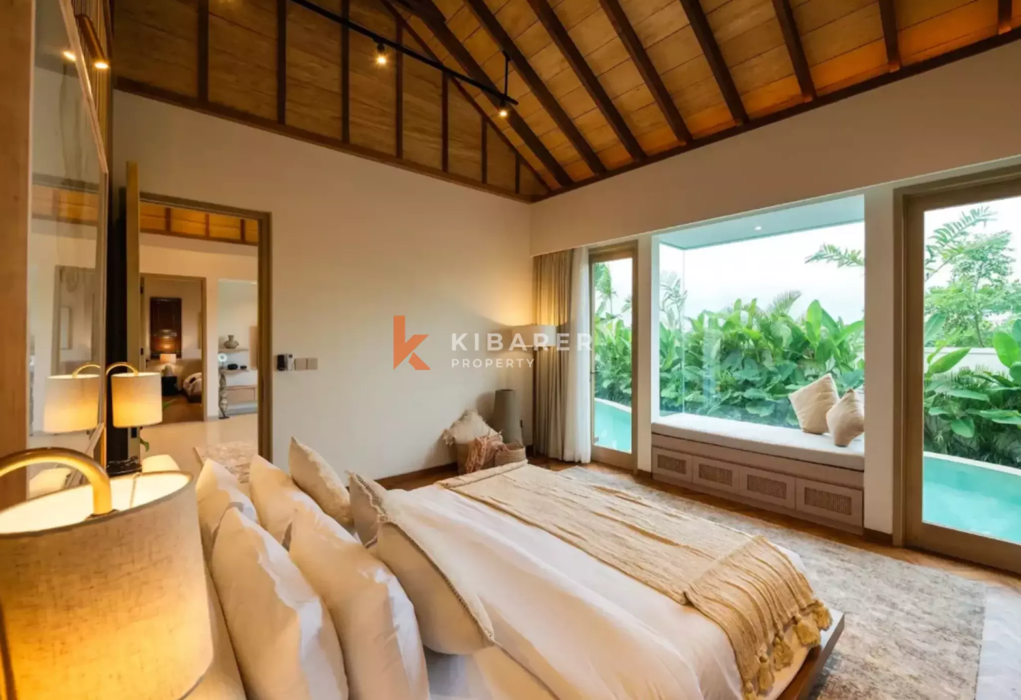 Vila Dua Kamar Tidur di Babakan – Pertemuan Minimalisme dan Ketenangan Tropis