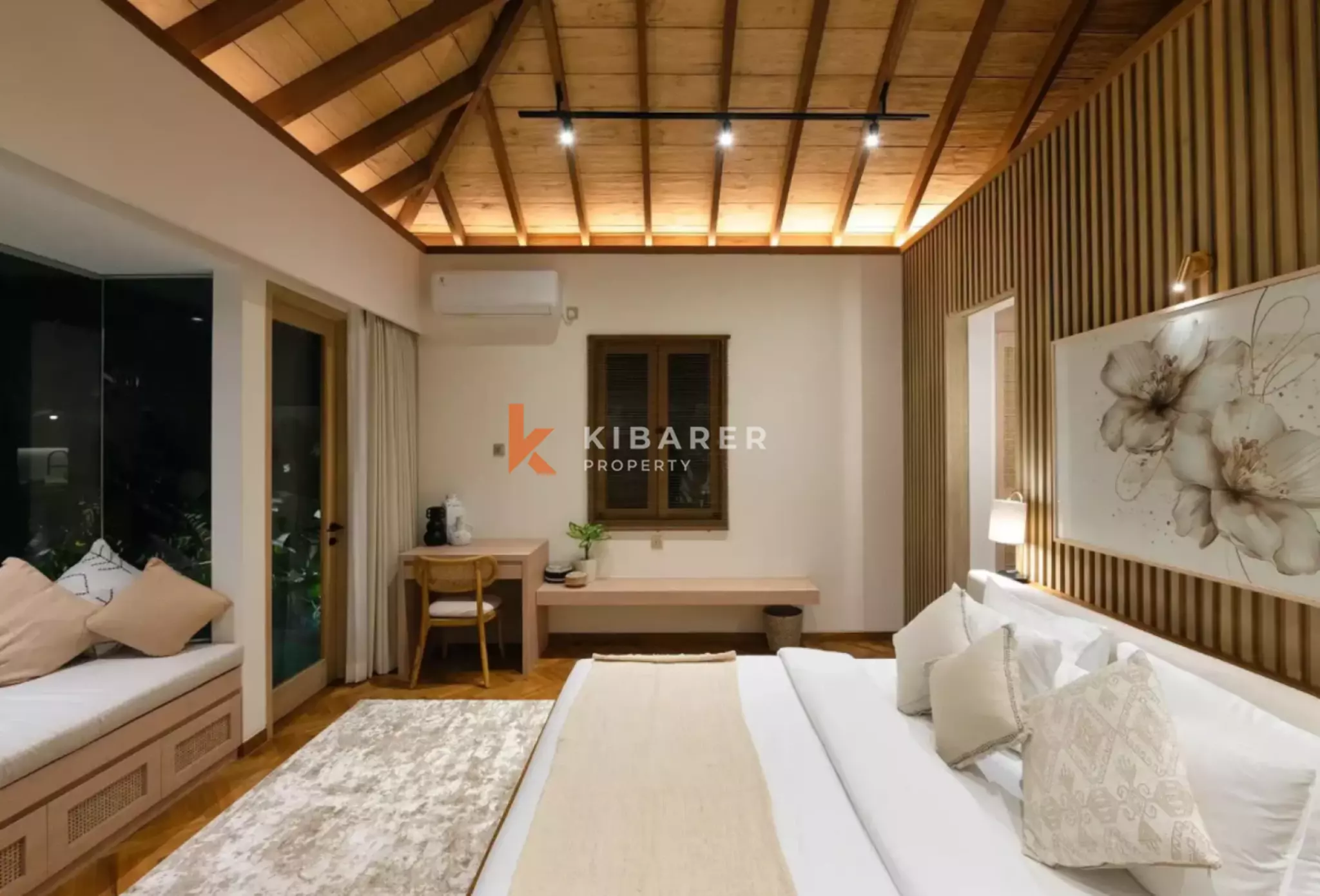 Vila Dua Kamar Tidur di Babakan – Pertemuan Minimalisme dan Ketenangan Tropis