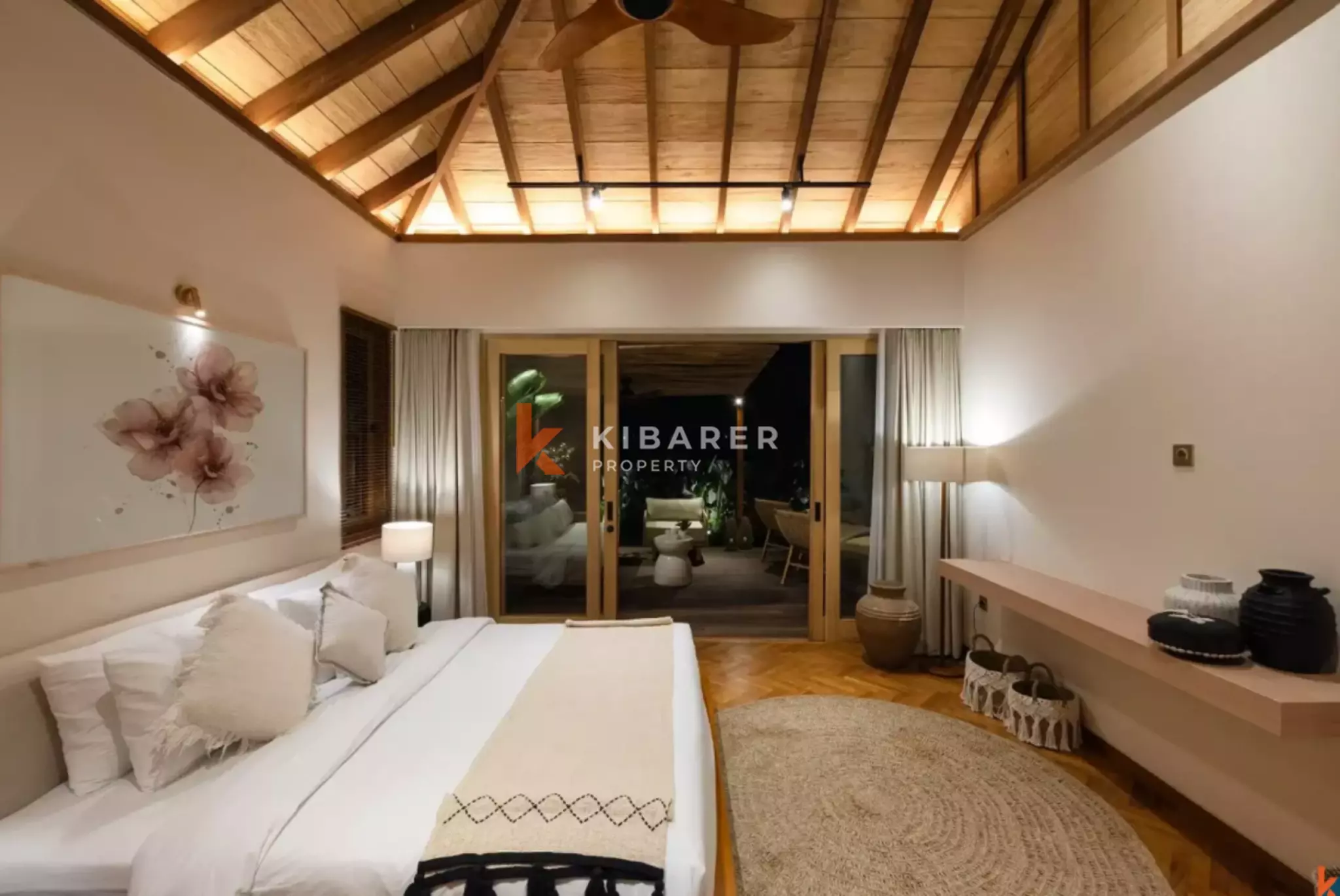 Vila Dua Kamar Tidur di Babakan – Pertemuan Minimalisme dan Ketenangan Tropis