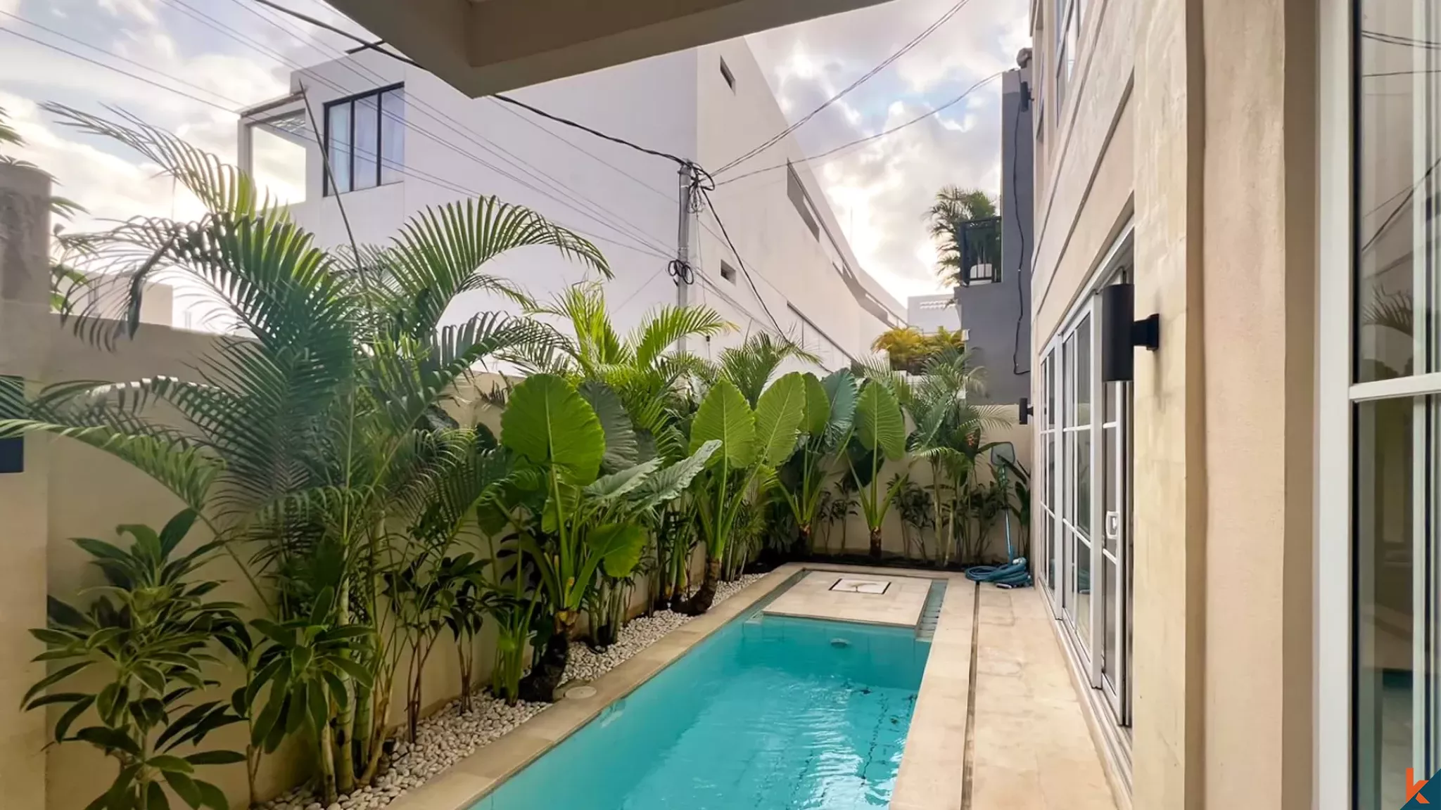 Élégante villa en location avec deux chambres à Pererenan