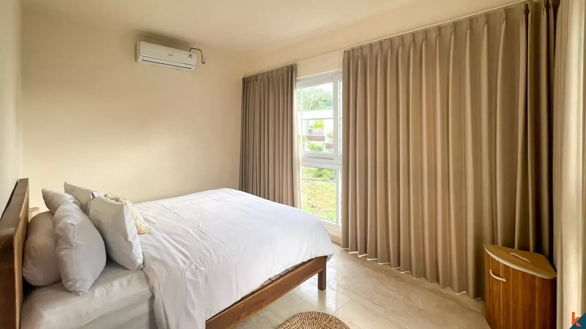 Élégante villa en location avec deux chambres à Pererenan