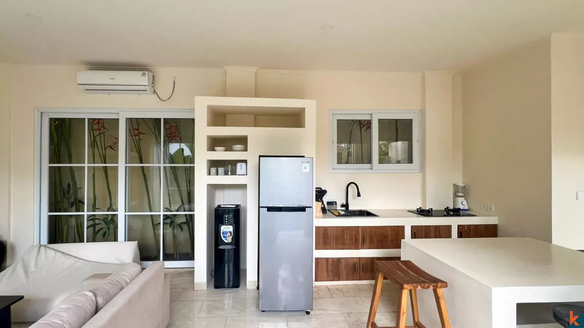 Élégante villa en location avec deux chambres à Pererenan