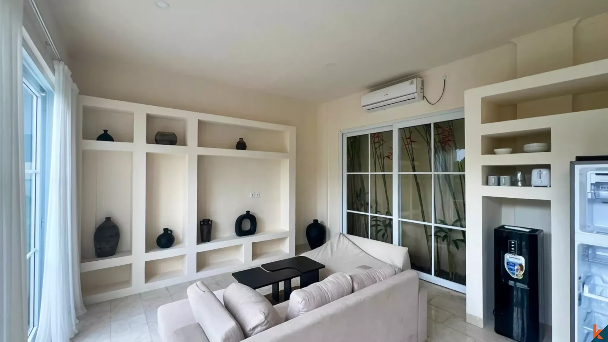 Élégante villa en location avec deux chambres à Pererenan