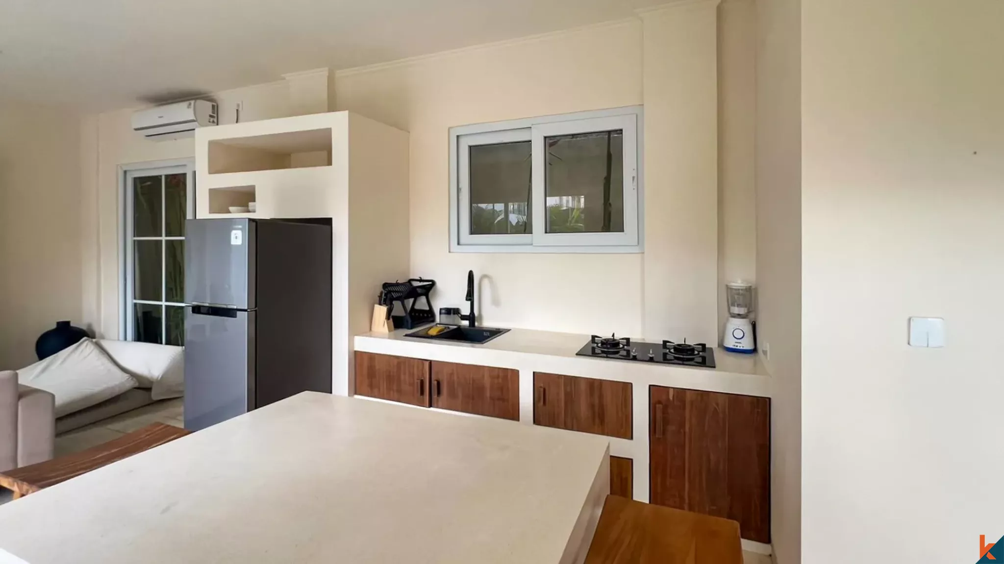 Élégante villa en location avec deux chambres à Pererenan