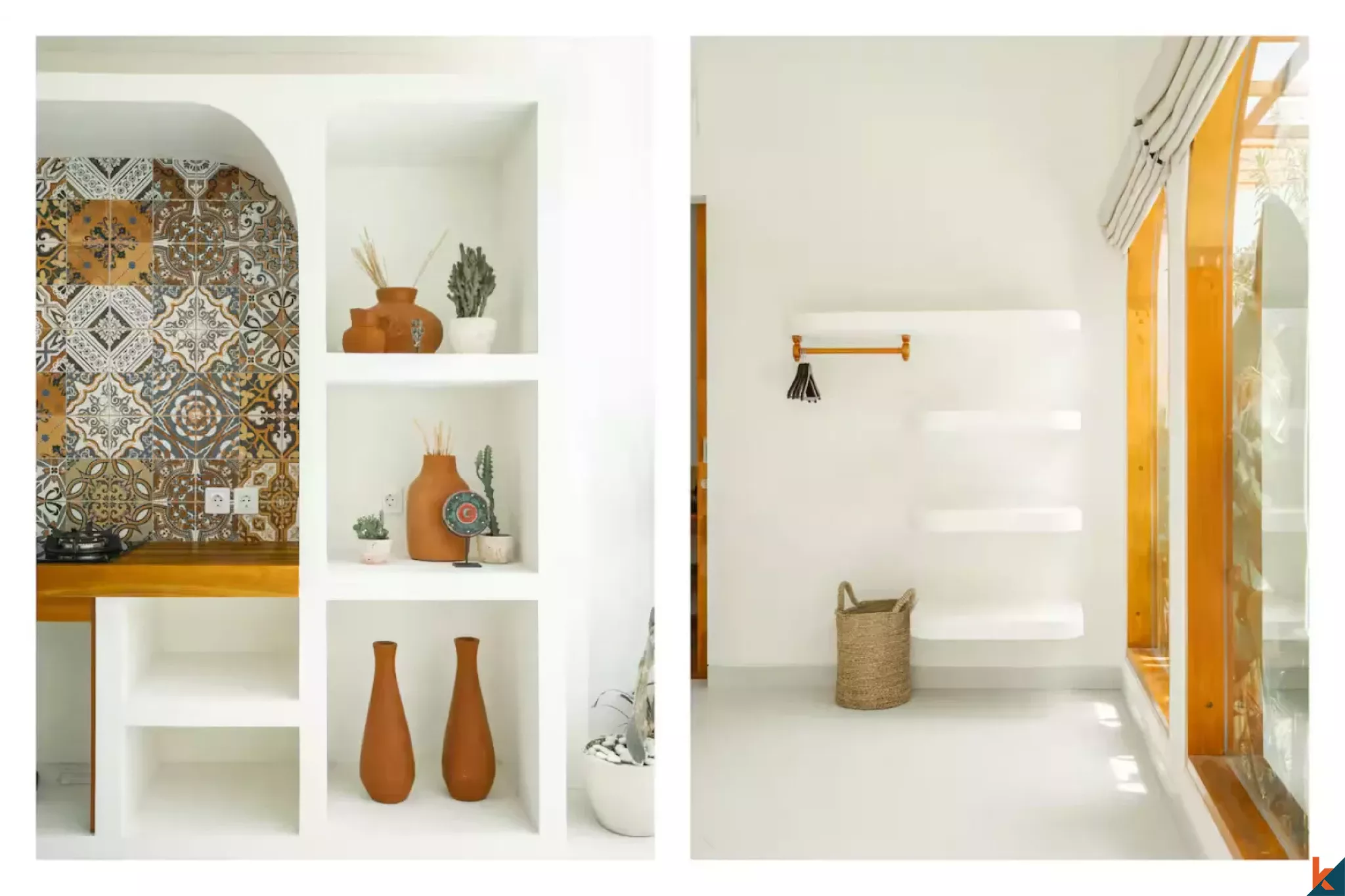 Villa bergaya Hacienda yang menawan dengan tiga kamar tidur di Berawa, tersedia untuk disewa