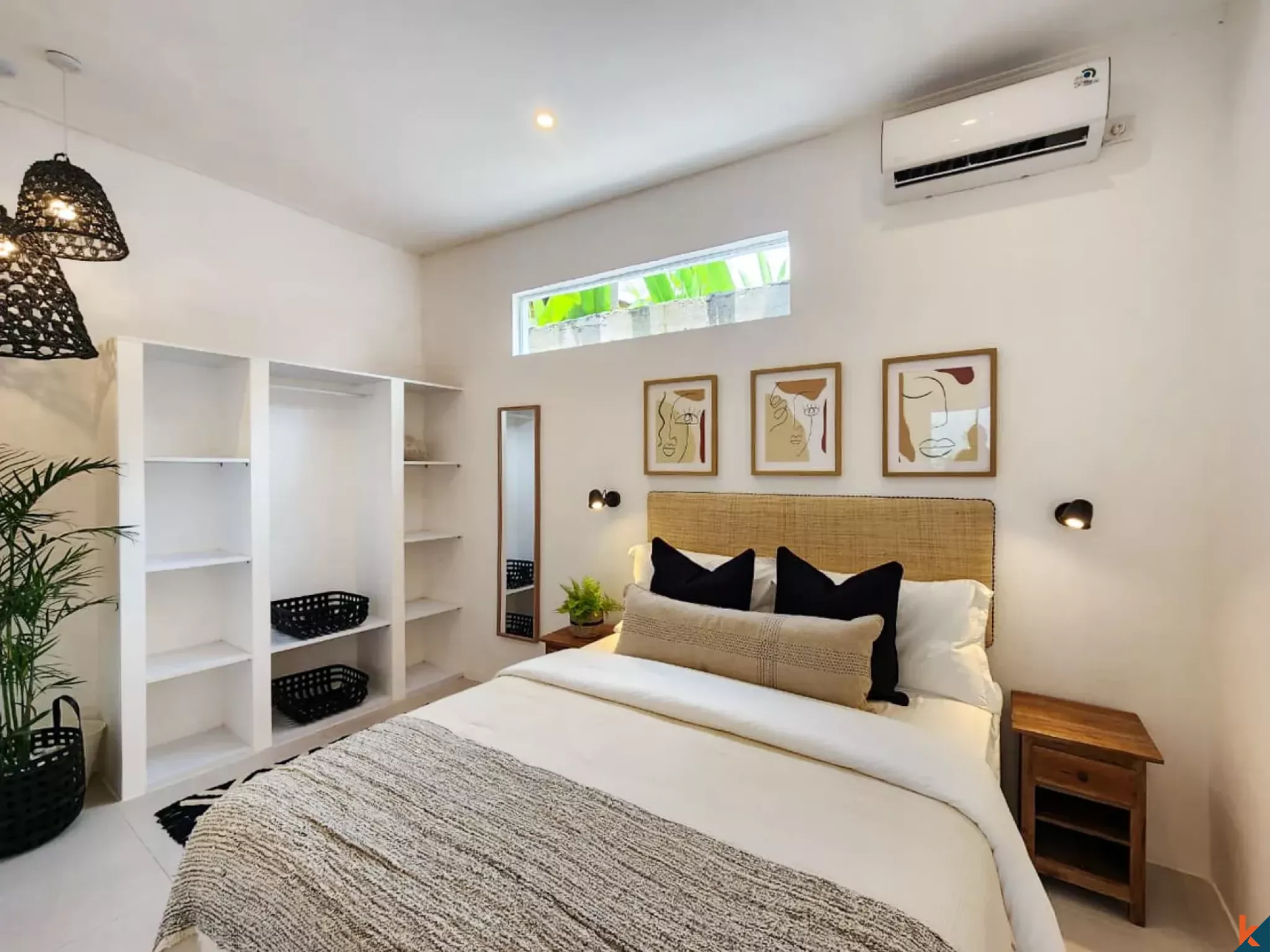 Vila sewa dua kamar tidur yang baru dan menawan, terletak di kawasan yang tenang di Tibubeneng