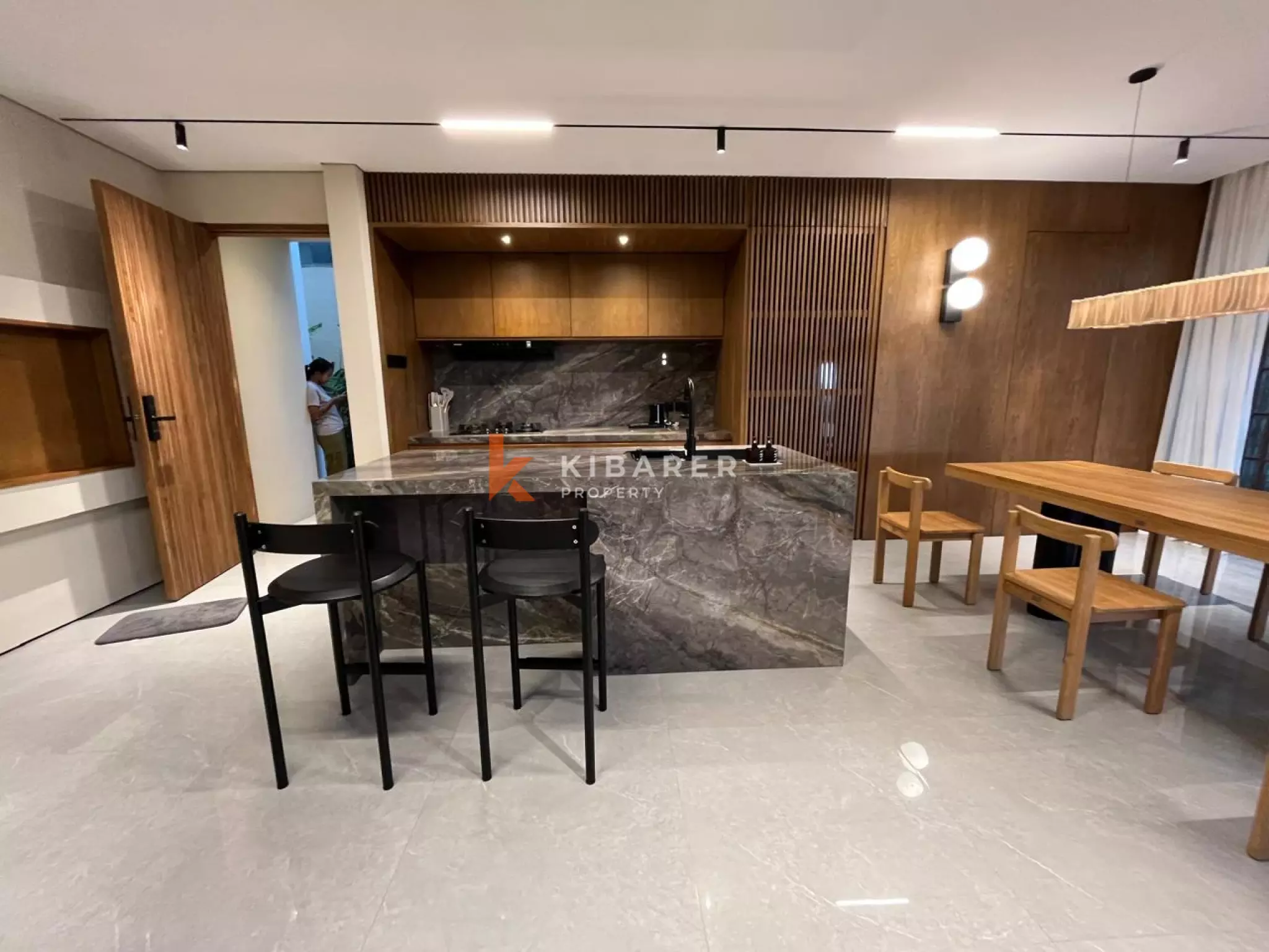 Peaceful Modern Three Bedroom Villa touched with Luxury Ambience and Amazing Paddy Field View in Canggu