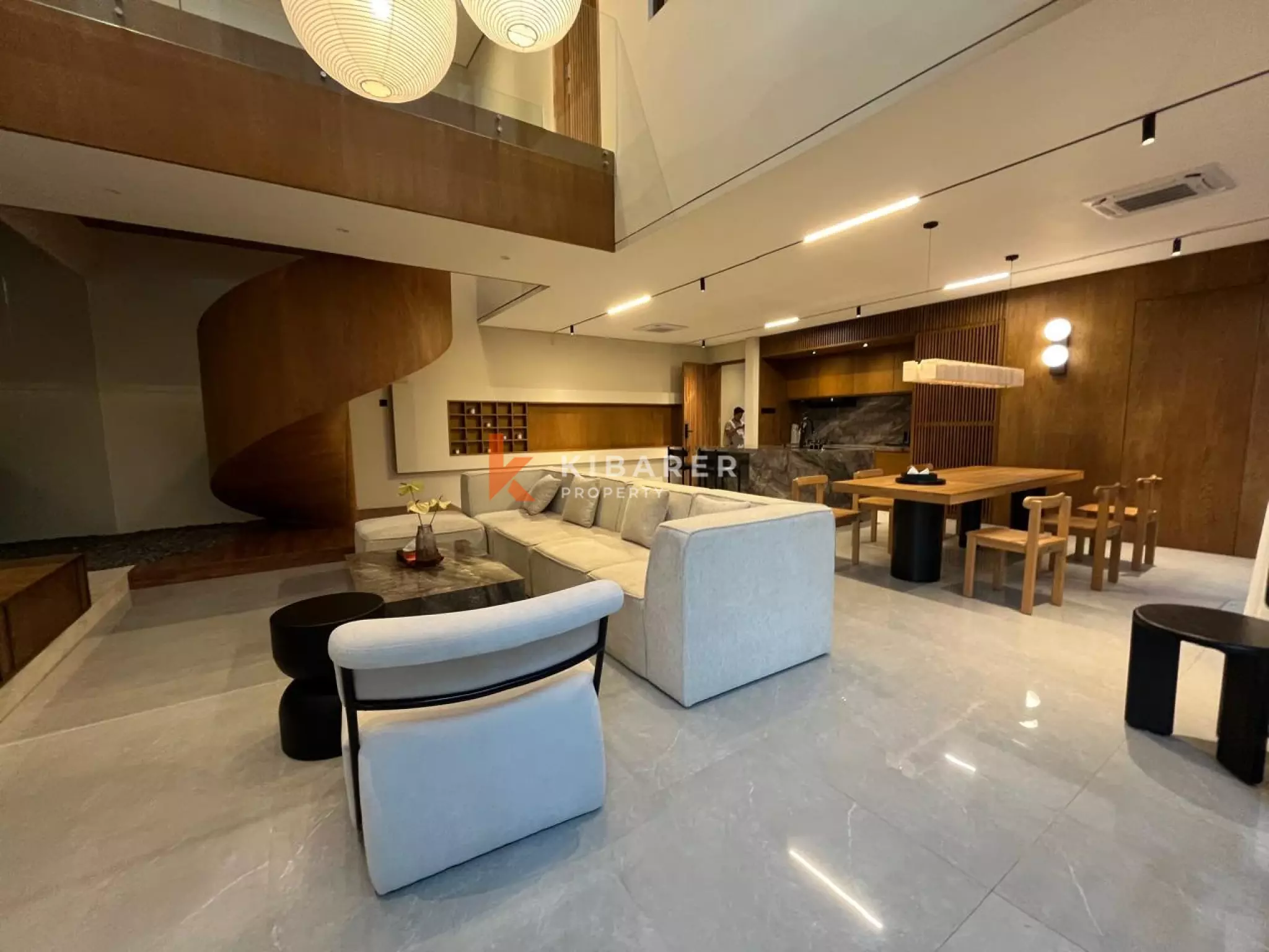 Peaceful Modern Three Bedroom Villa touched with Luxury Ambience and Amazing Paddy Field View in Canggu