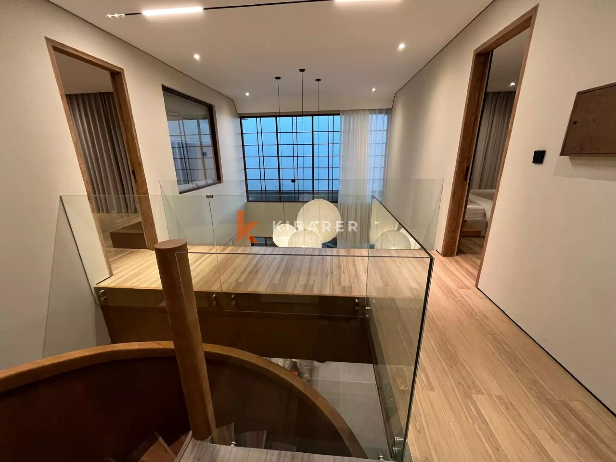 Peaceful Modern Three Bedroom Villa touched with Luxury Ambience and Amazing Paddy Field View in Canggu