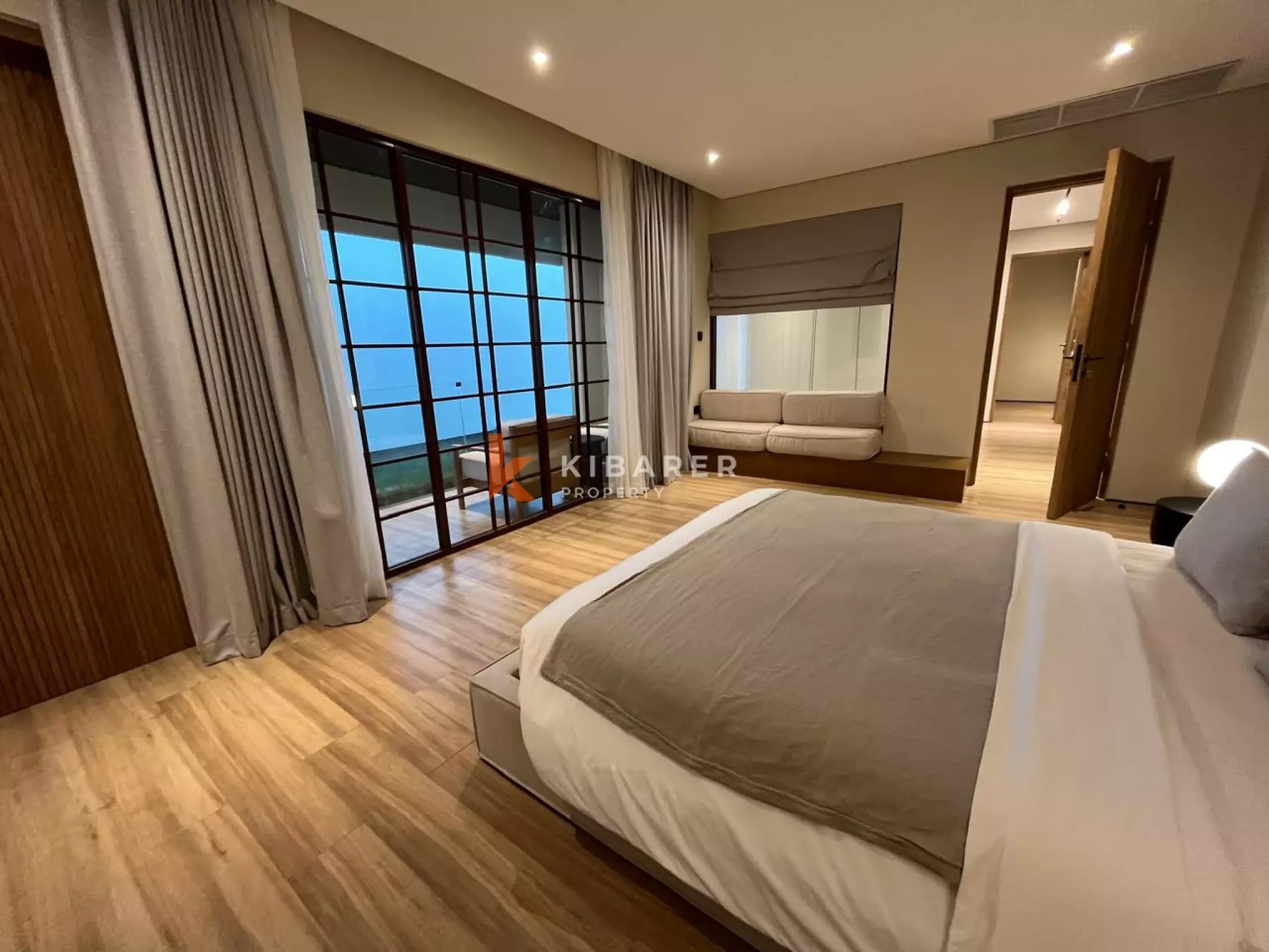 Peaceful Modern Three Bedroom Villa touched with Luxury Ambience and Amazing Paddy Field View in Canggu