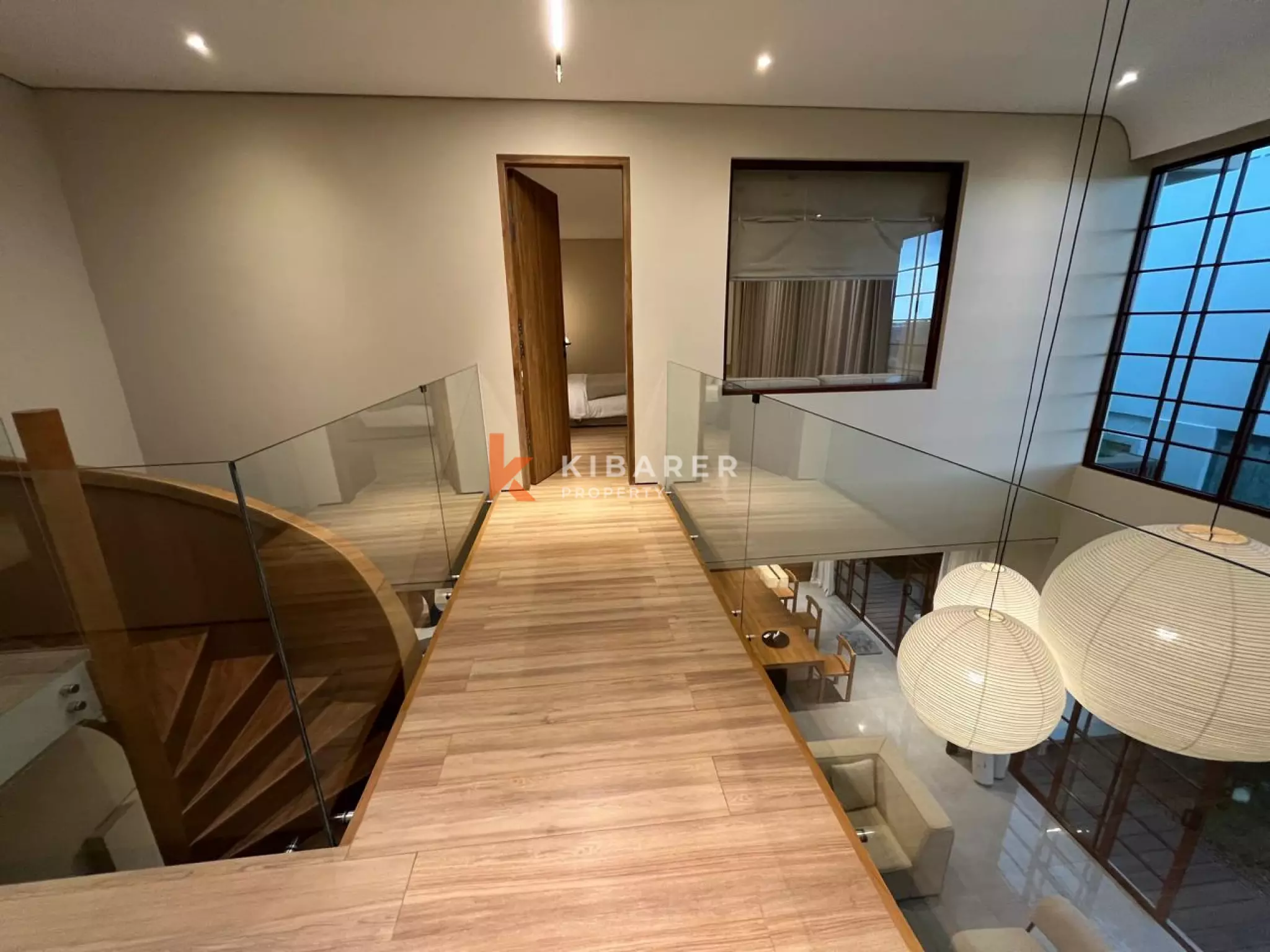 Peaceful Modern Three Bedroom Villa touched with Luxury Ambience and Amazing Paddy Field View in Canggu