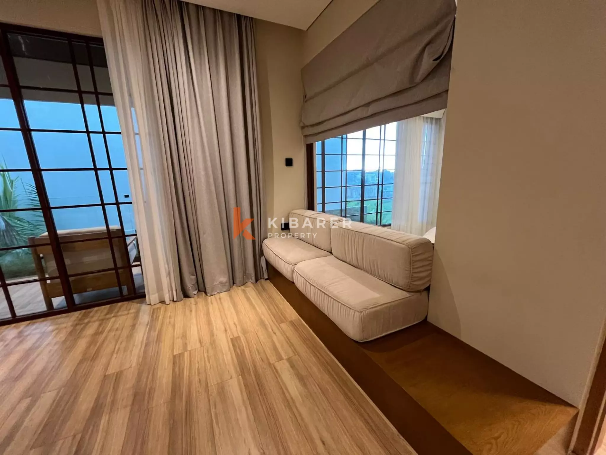 Peaceful Modern Three Bedroom Villa touched with Luxury Ambience and Amazing Paddy Field View in Canggu