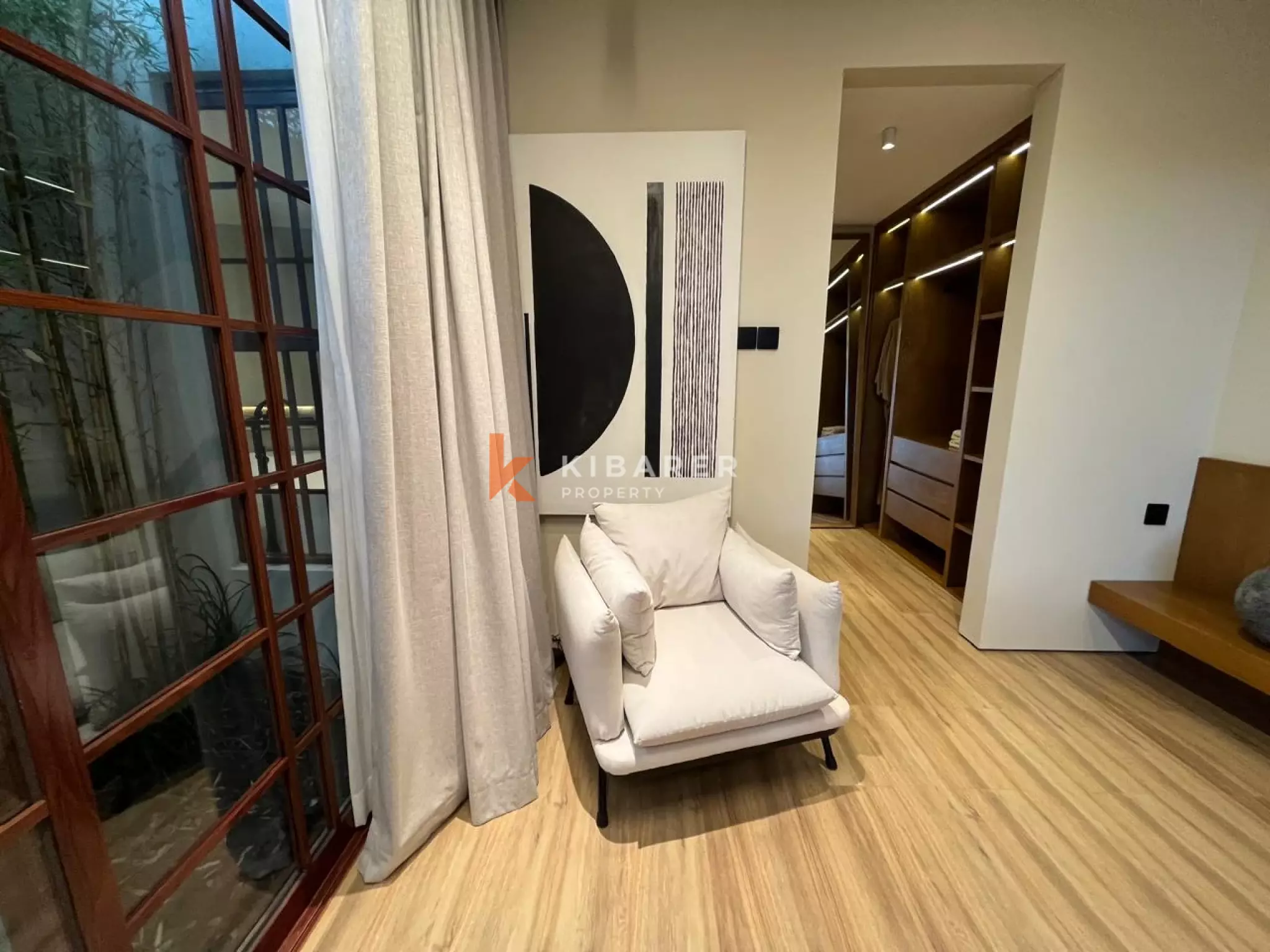 Peaceful Modern Three Bedroom Villa touched with Luxury Ambience and Amazing Paddy Field View in Canggu