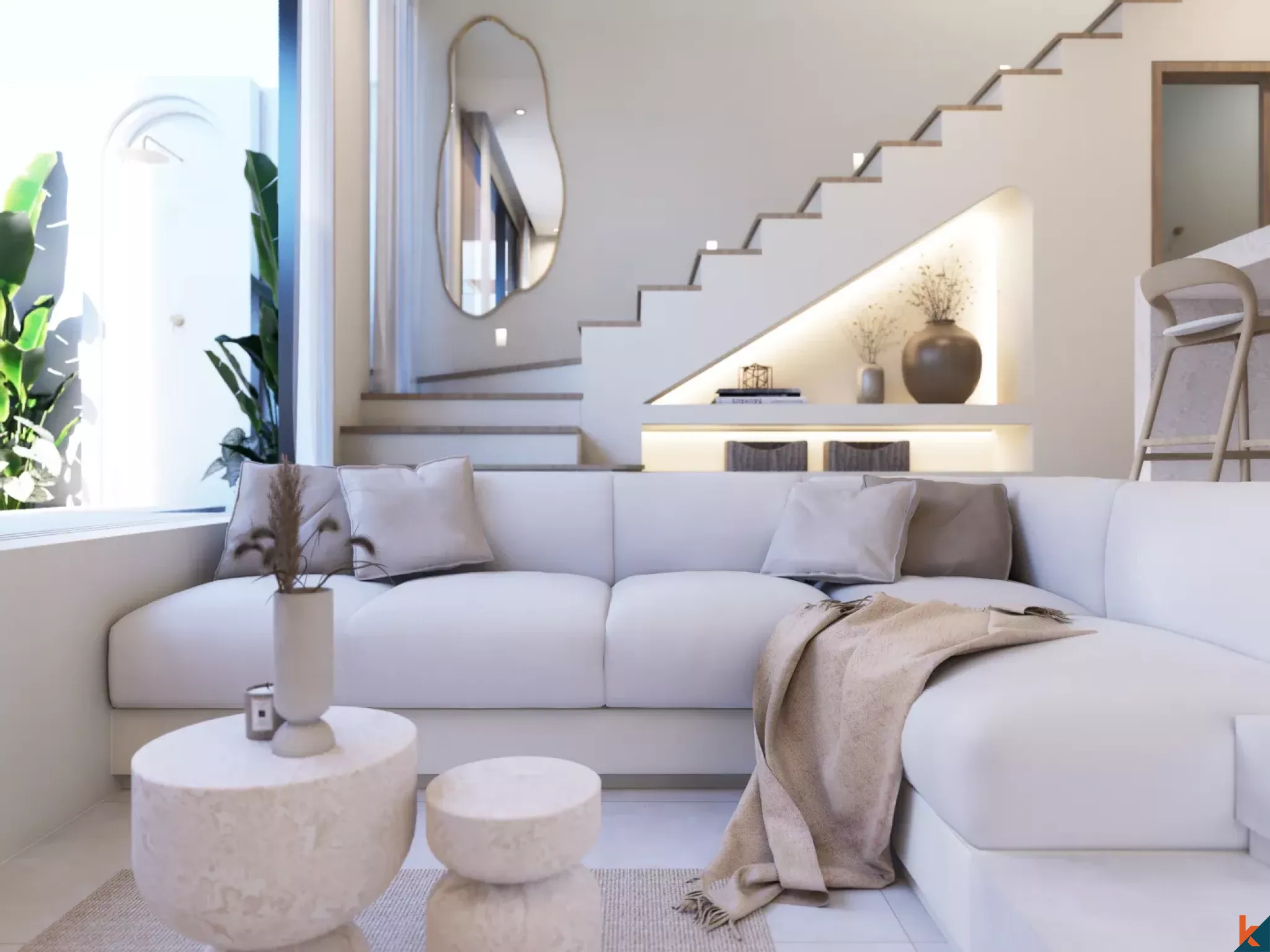 Properti Sewa Satu Kamar Tidur Modern yang Akan Segera Tersedia di Bingin yang Stylish