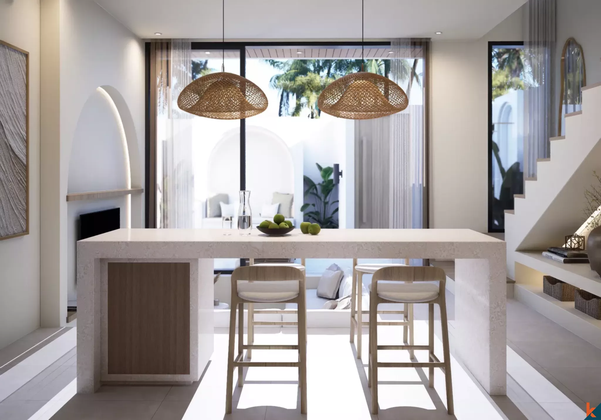 Properti Sewa Satu Kamar Tidur Modern yang Akan Segera Tersedia di Bingin yang Stylish