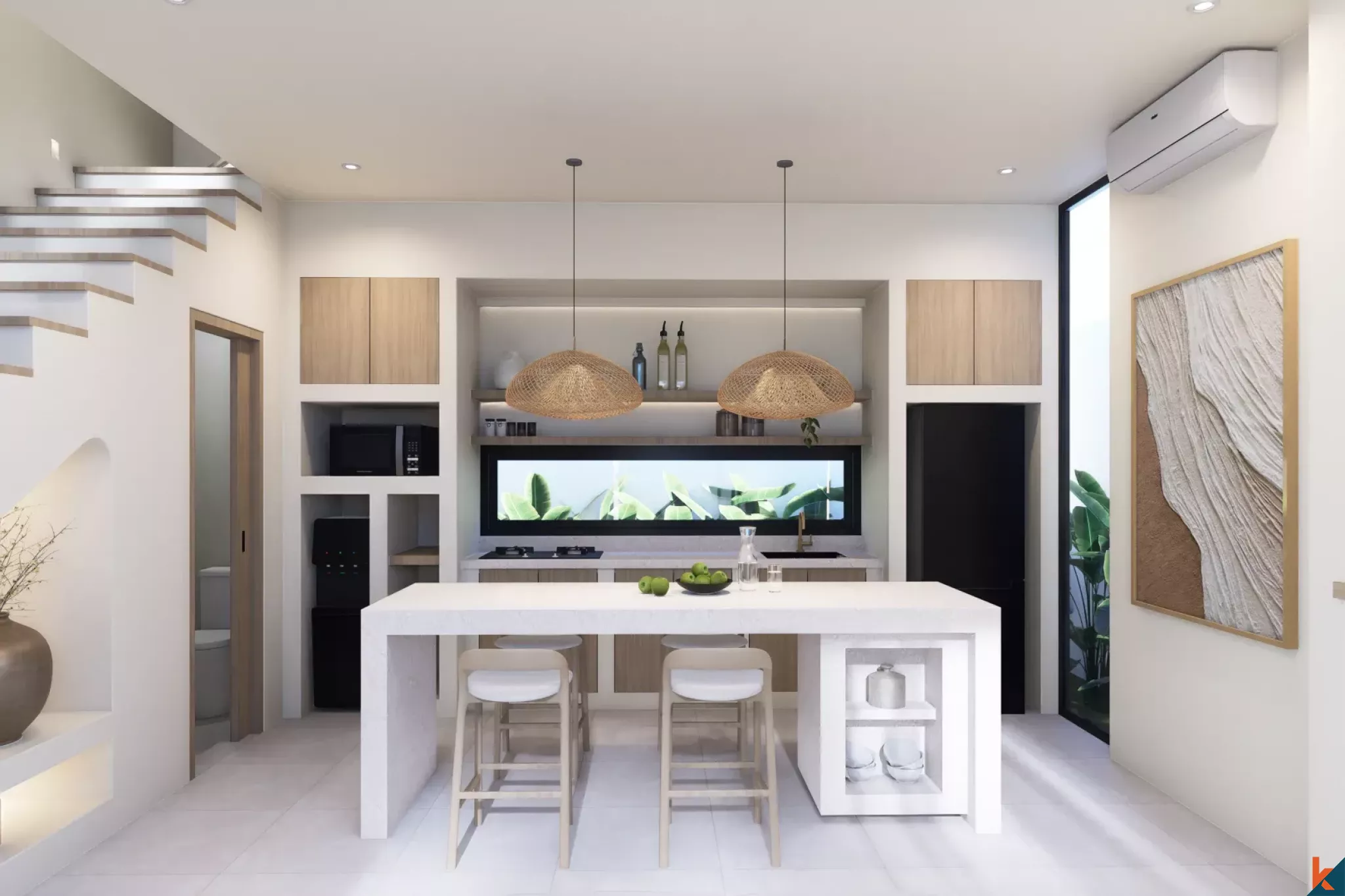 Properti Sewa Satu Kamar Tidur Modern yang Akan Segera Tersedia di Bingin yang Stylish