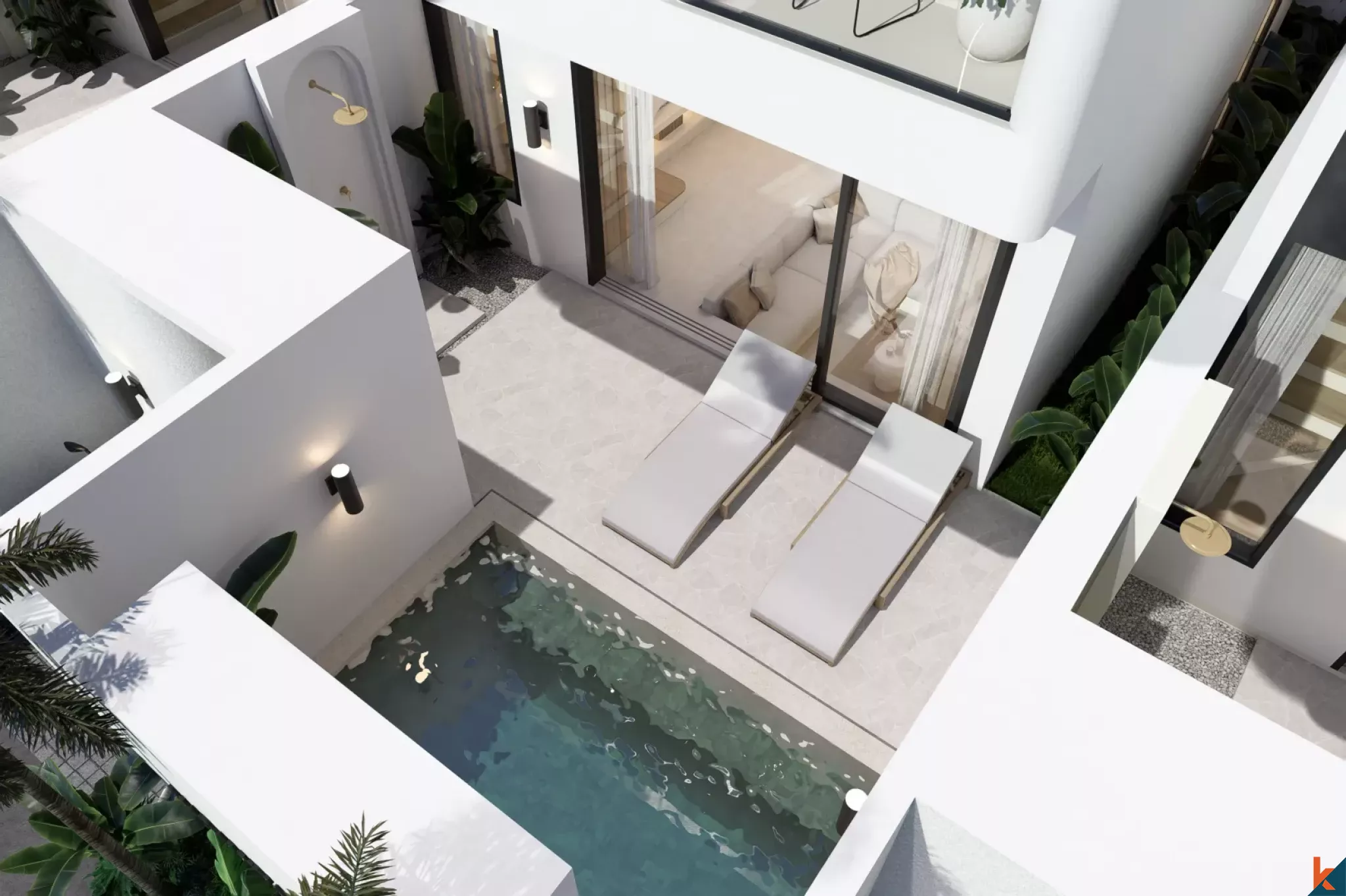 Properti Sewa Satu Kamar Tidur Modern yang Akan Segera Tersedia di Bingin yang Stylish