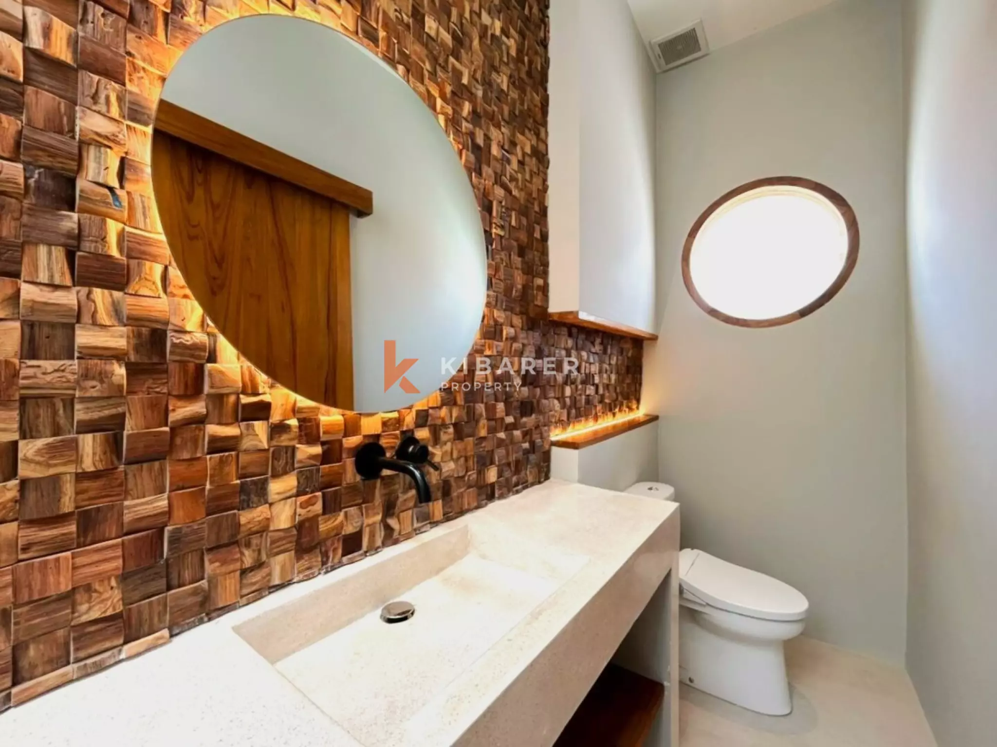 Stylish Three Bedroom Mediterranean Villa with Rooftop Lounge in Umalas