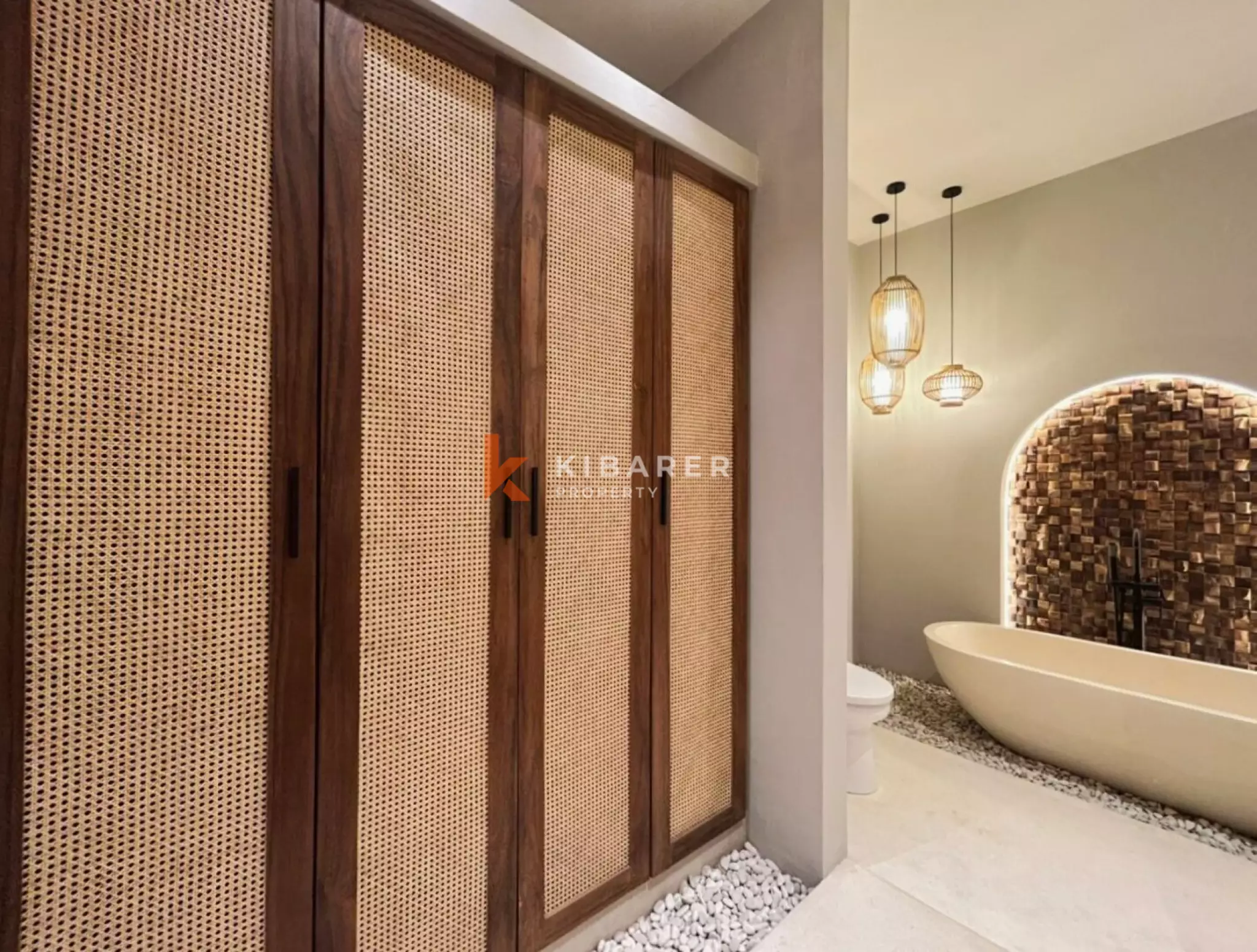 Stylish Three Bedroom Mediterranean Villa with Rooftop Lounge in Umalas