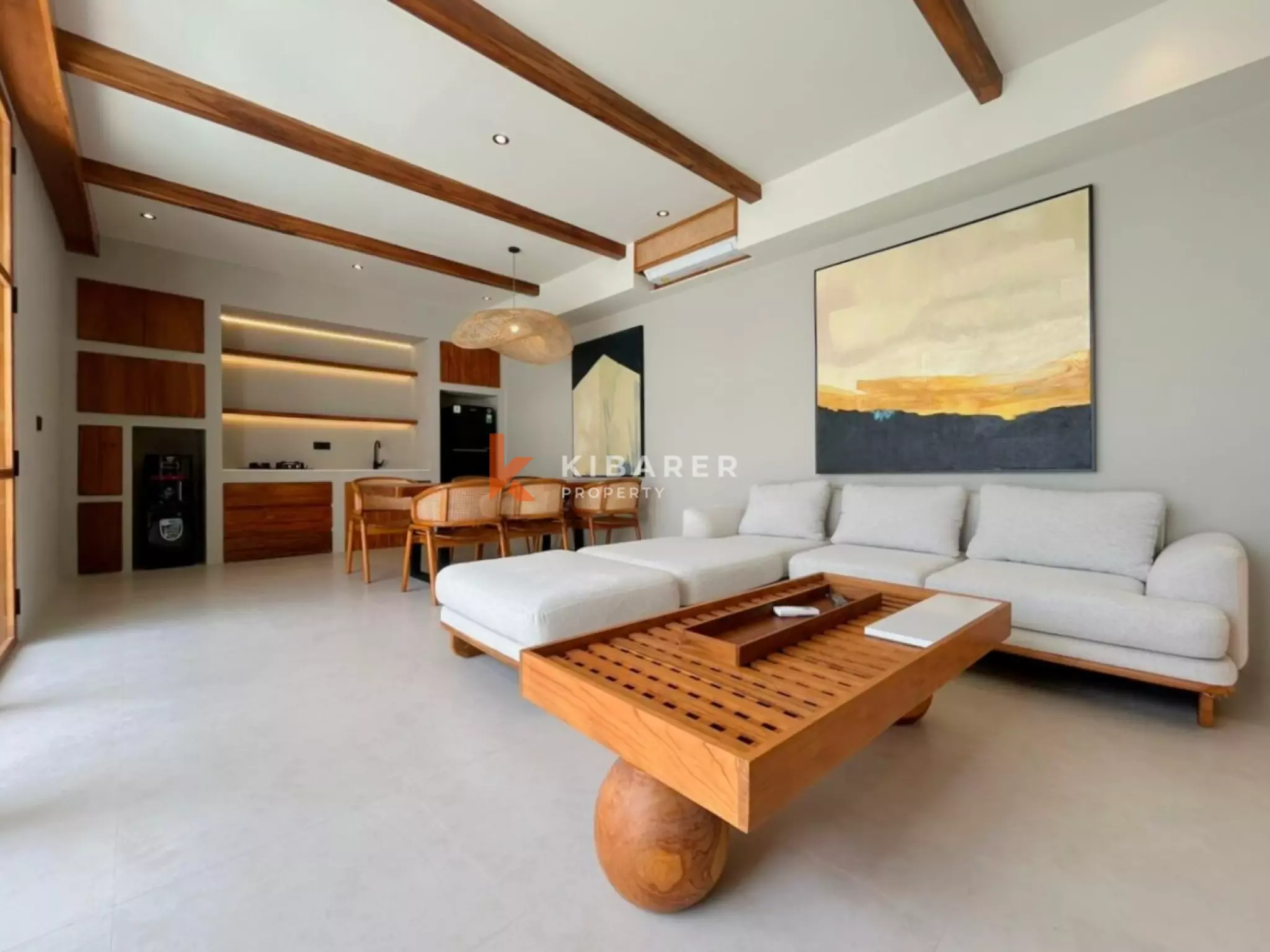 Stylish Three Bedroom Mediterranean Villa with Rooftop Lounge in Umalas