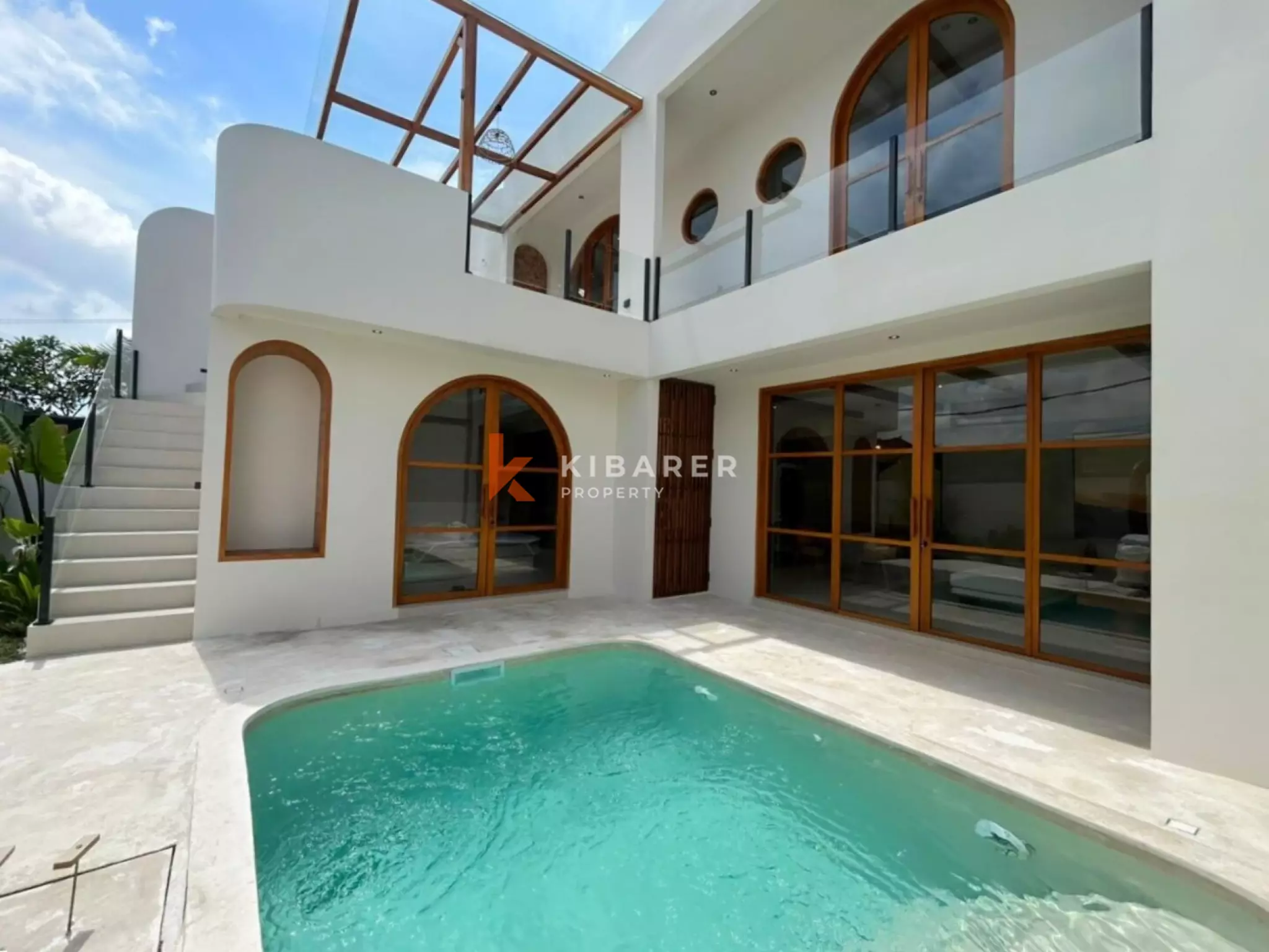 Stylish Three Bedroom Mediterranean Villa with Rooftop Lounge in Umalas