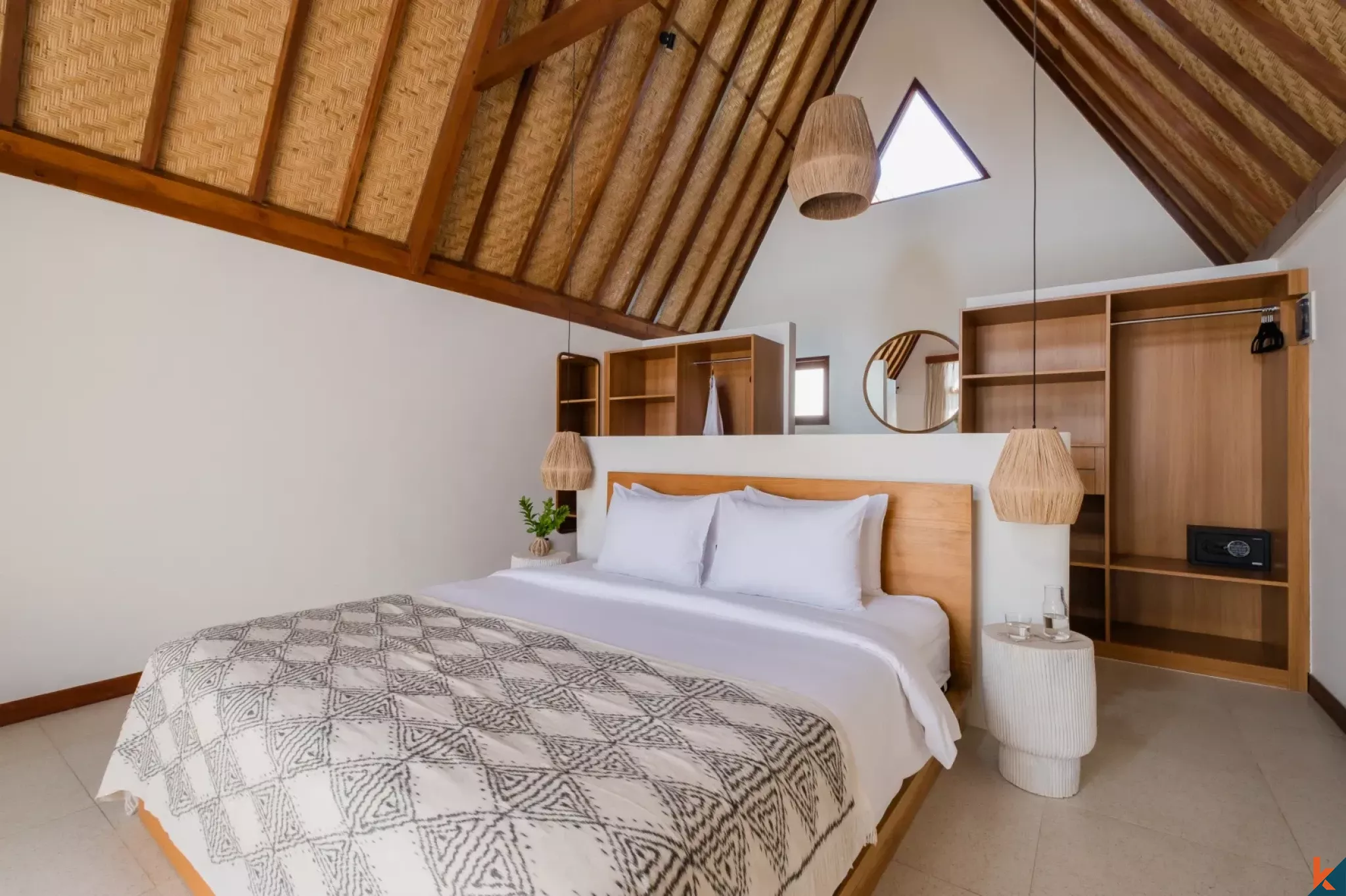 Élégantes villas tropicales de trois chambres à Bingin avec une vue imprenable sur l'océan et les collines