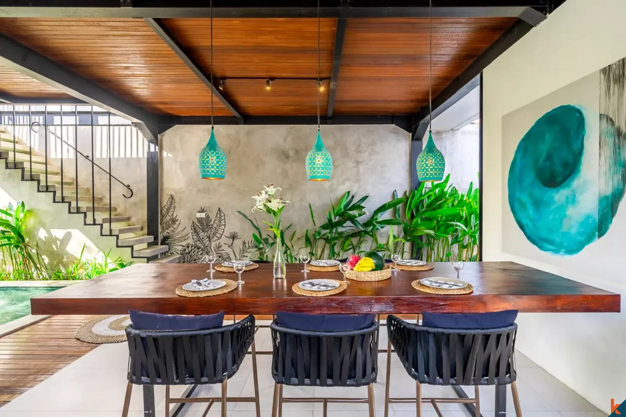 Tranquil Three Bedroom Villa with Stunning Jungle Views for Lease in Tumbak Bayuh