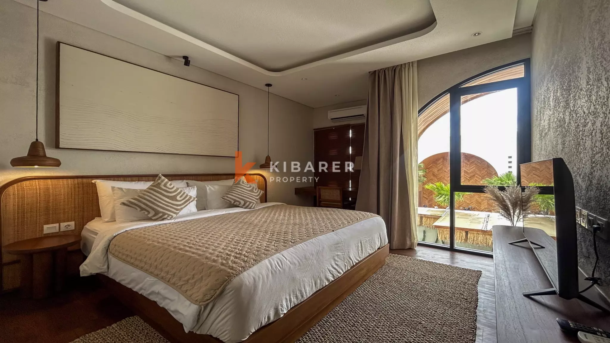 Luxury Chic Two-Bedroom Enclosed Living Villa in Canggu