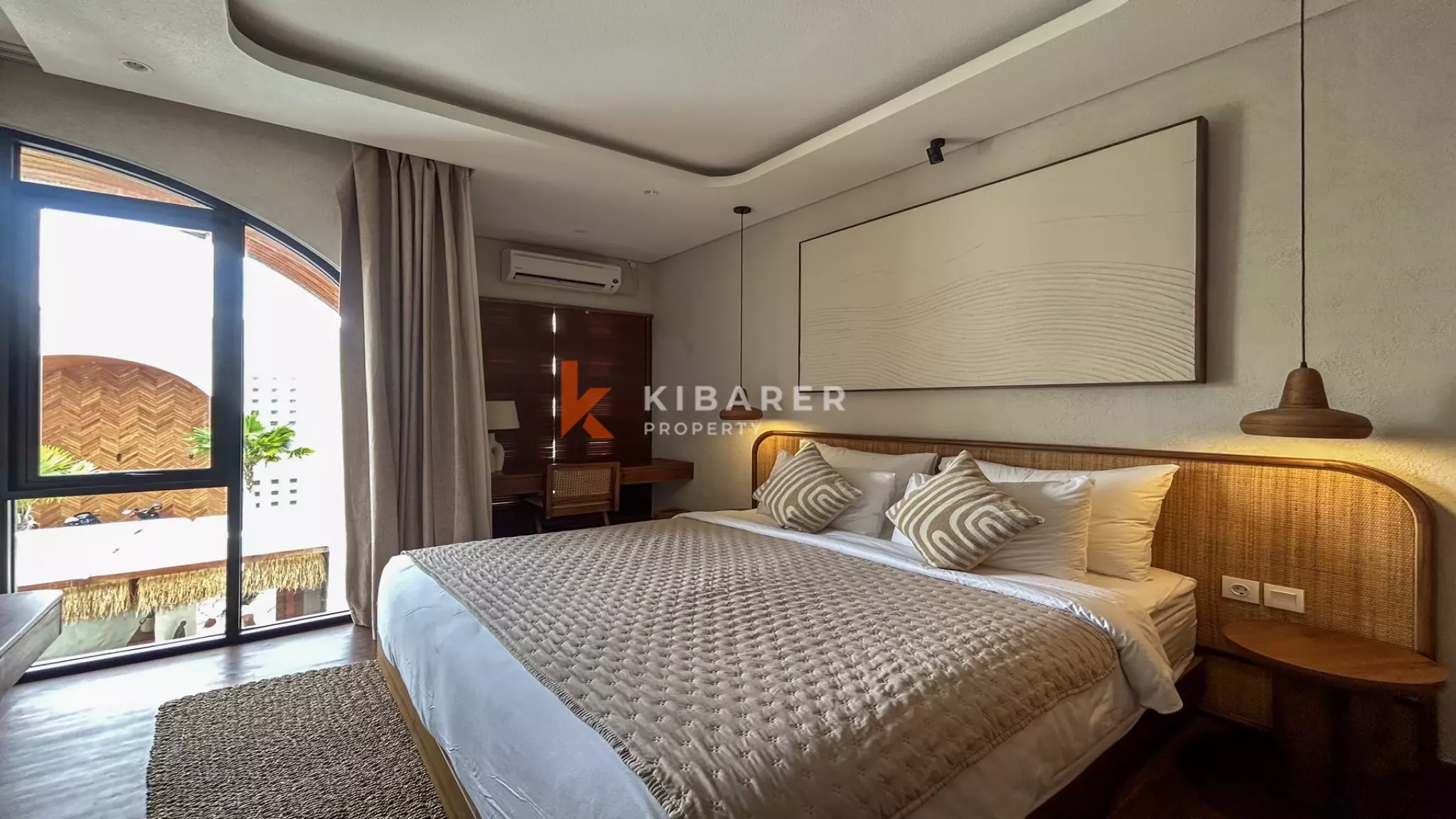 Luxury Chic Two-Bedroom Enclosed Living Villa in Canggu