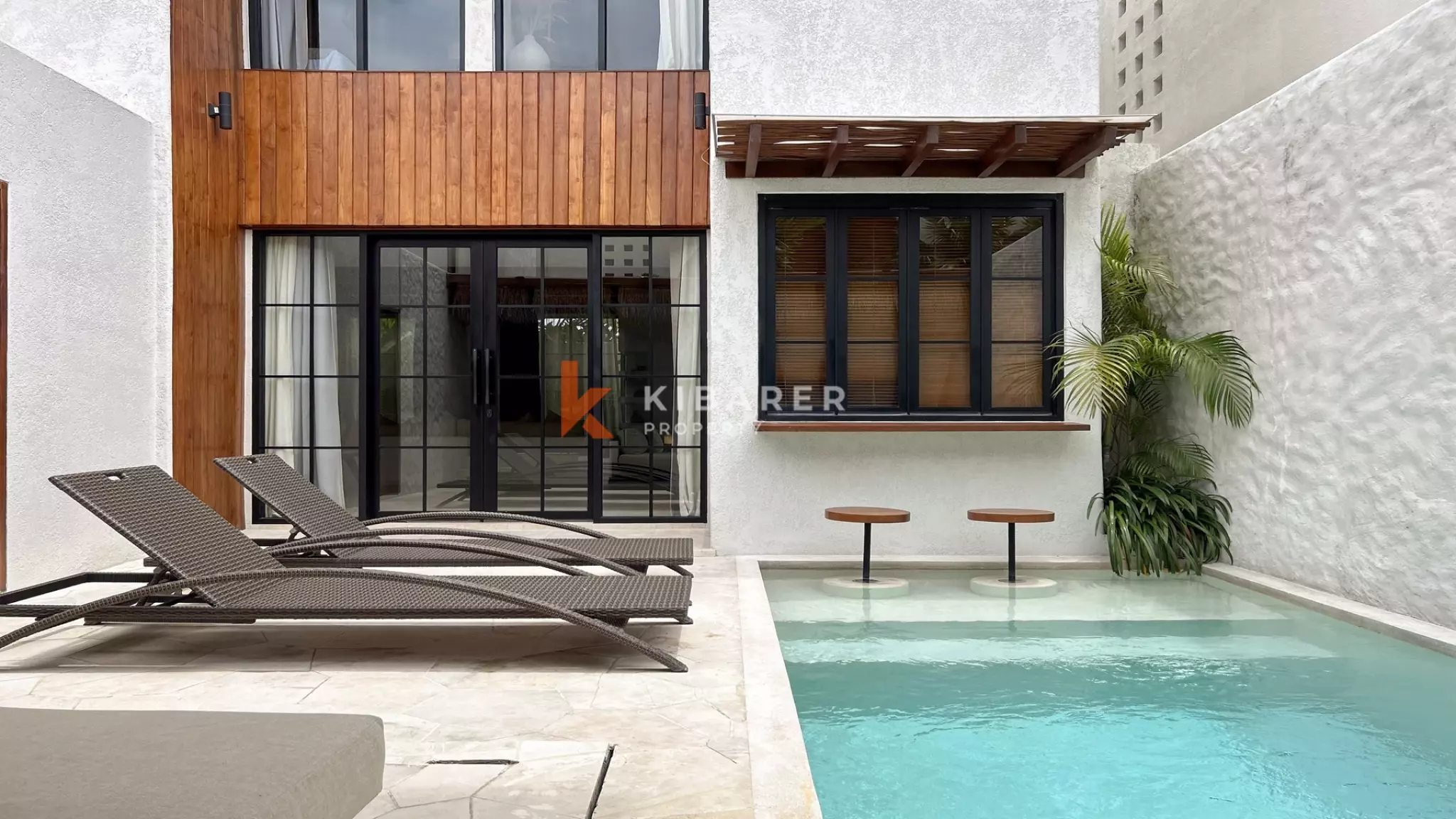 Luxury Chic Two-Bedroom Enclosed Living Villa in Canggu