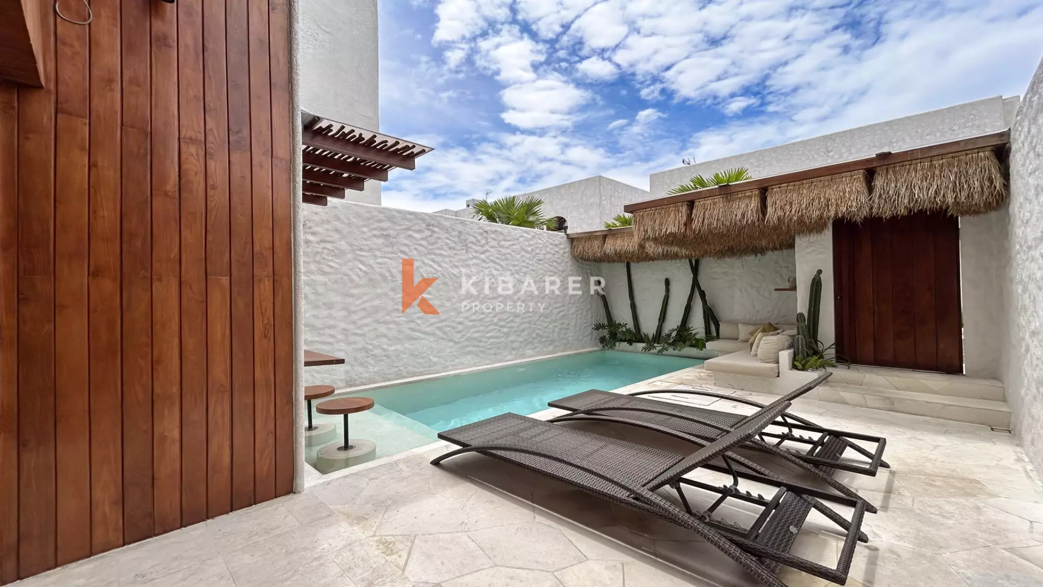 Luxury Chic Two-Bedroom Enclosed Living Villa in Canggu