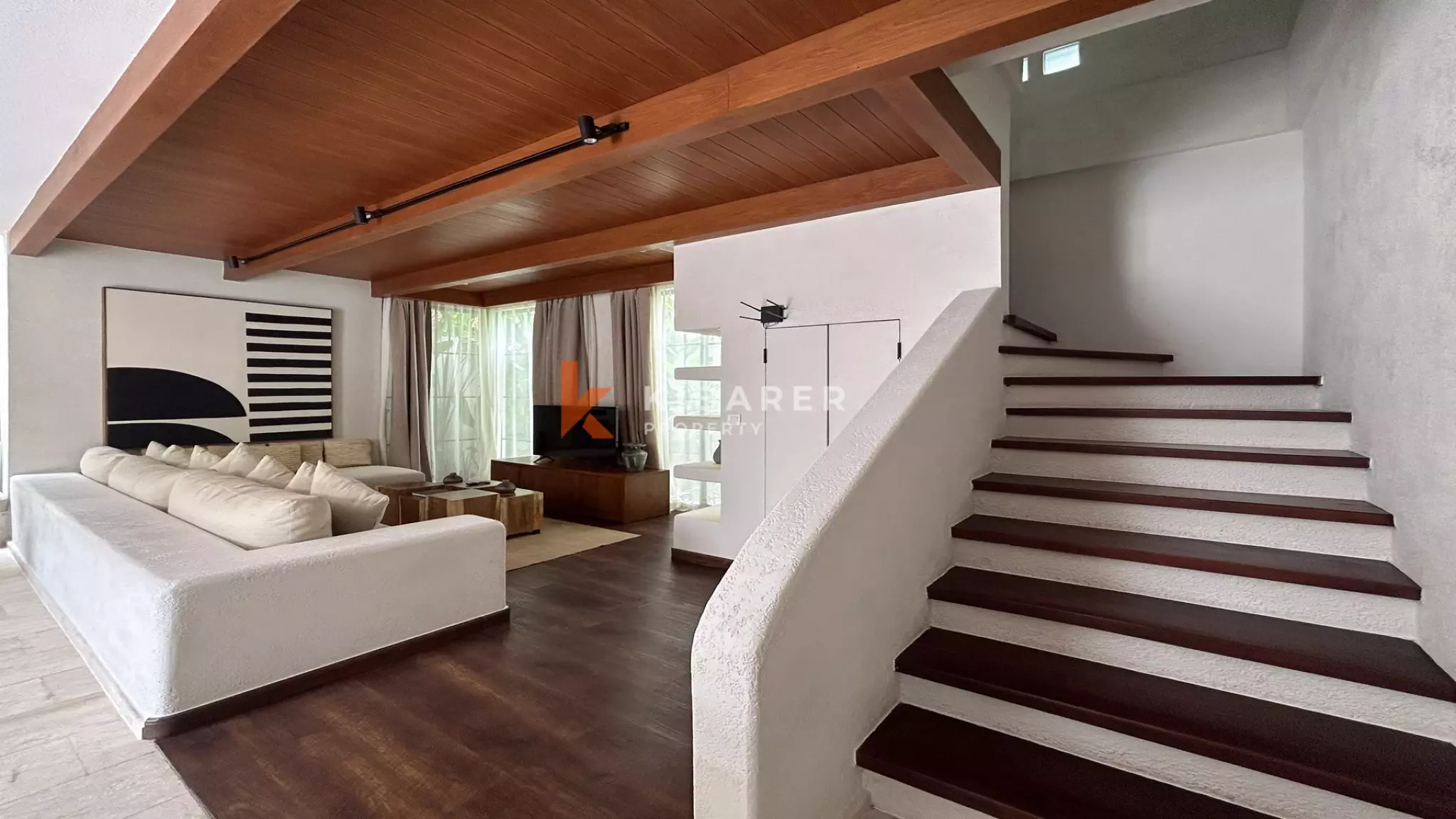 Luxury Chic Two-Bedroom Enclosed Living Villa in Canggu