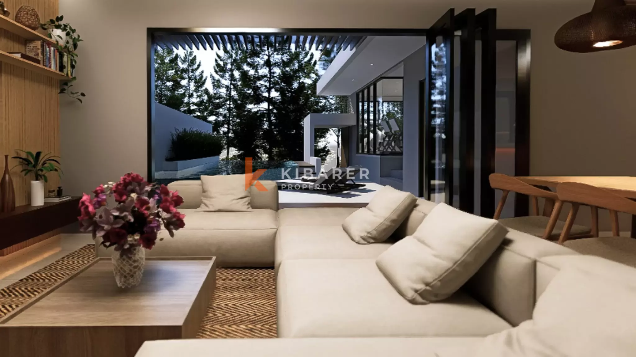 Elegant Uluwatu Three-Bedroom Villa with Scenic Surroundings