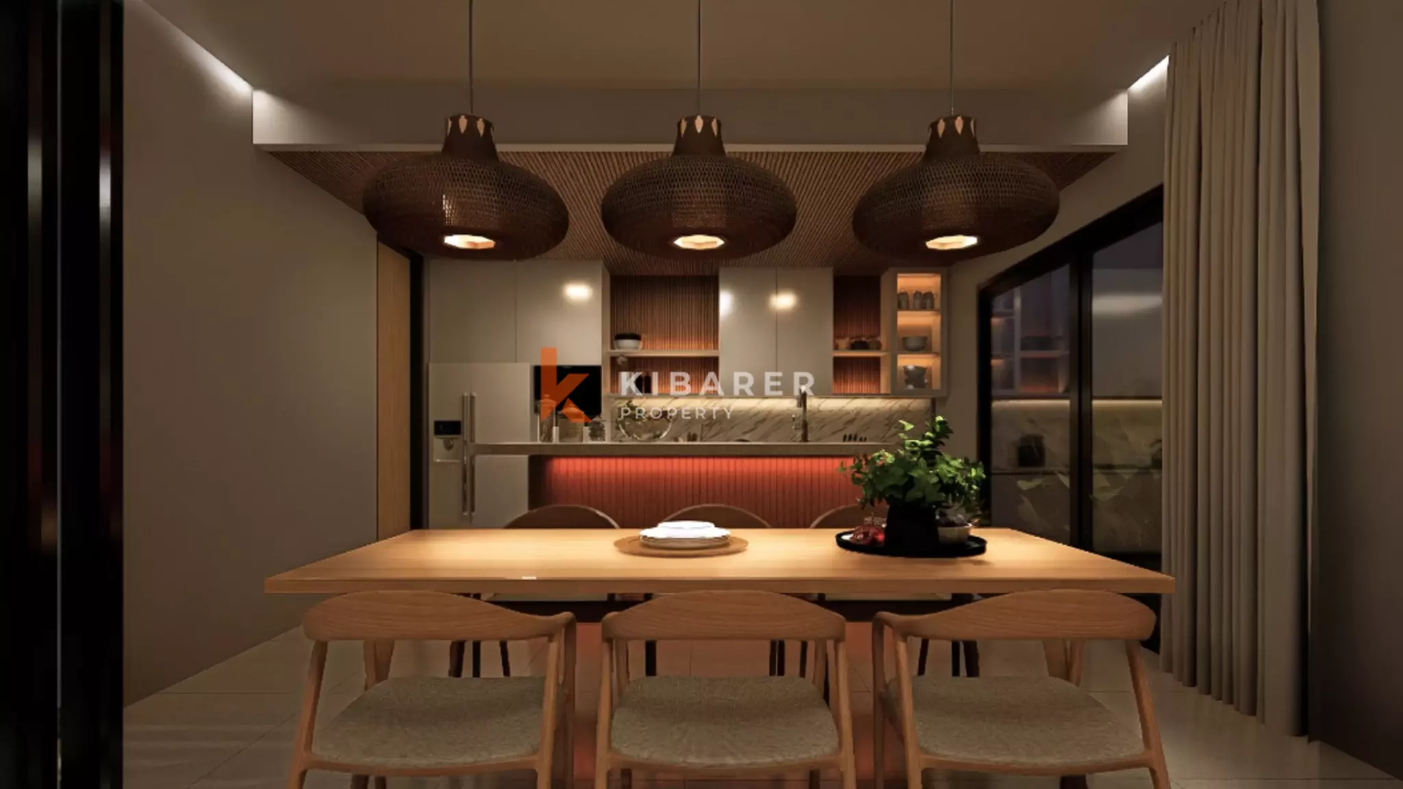 Elegant Uluwatu Three-Bedroom Villa with Scenic Surroundings