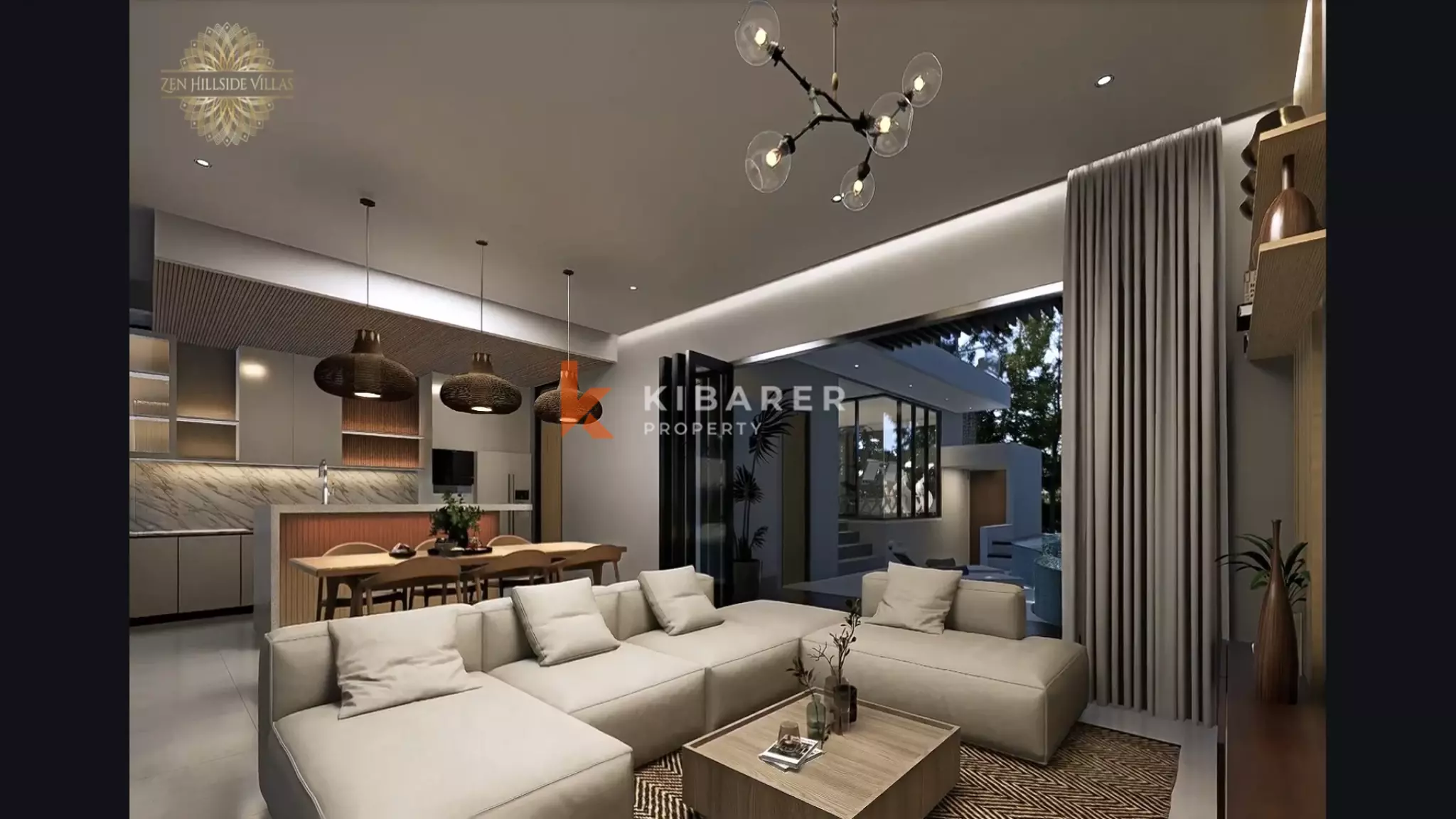 Elegant Uluwatu Three-Bedroom Villa with Scenic Surroundings