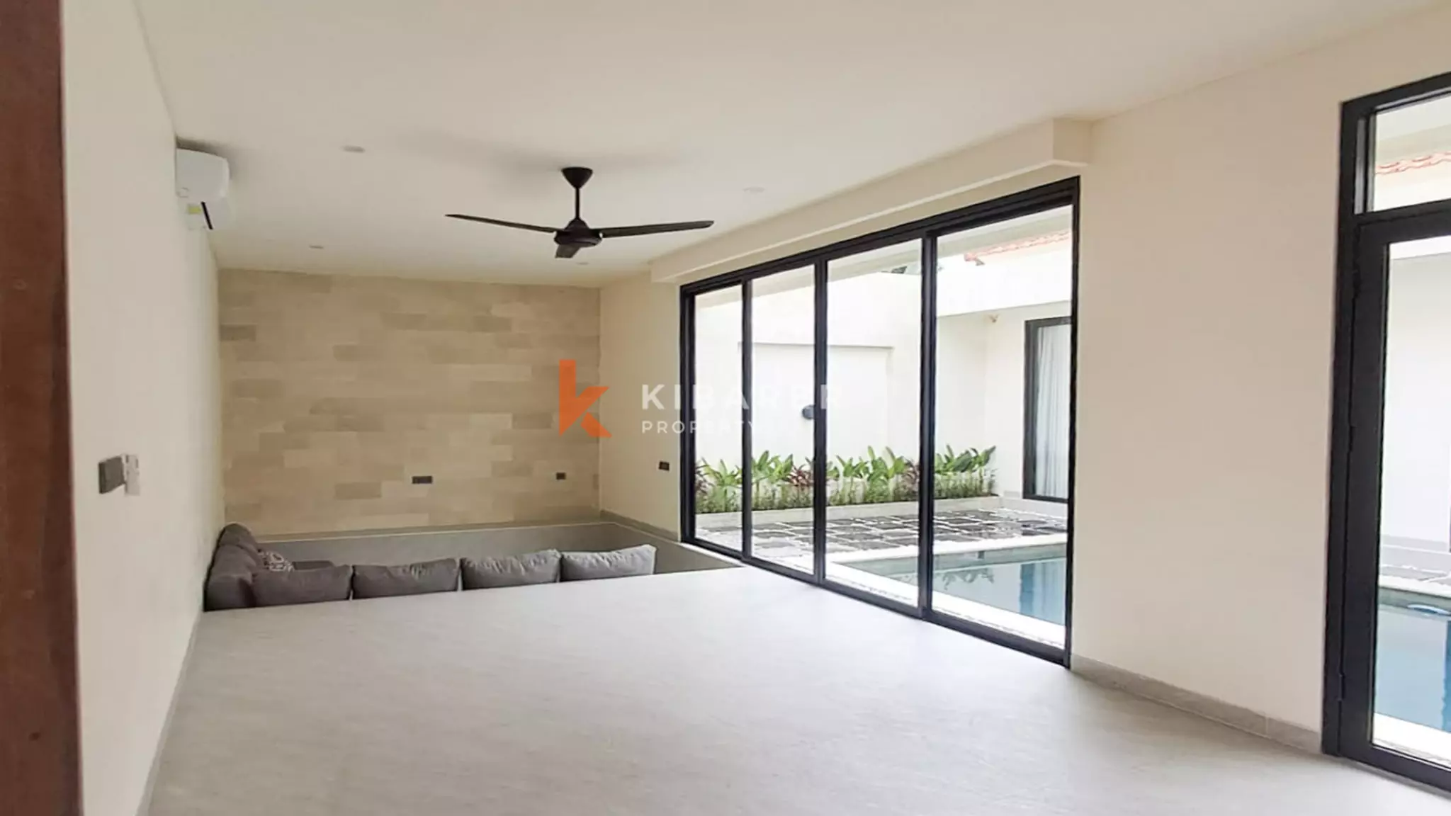 Charming Enclosed-Living Two-Bedroom Semi-Furnished Villa with Pool in Umalas