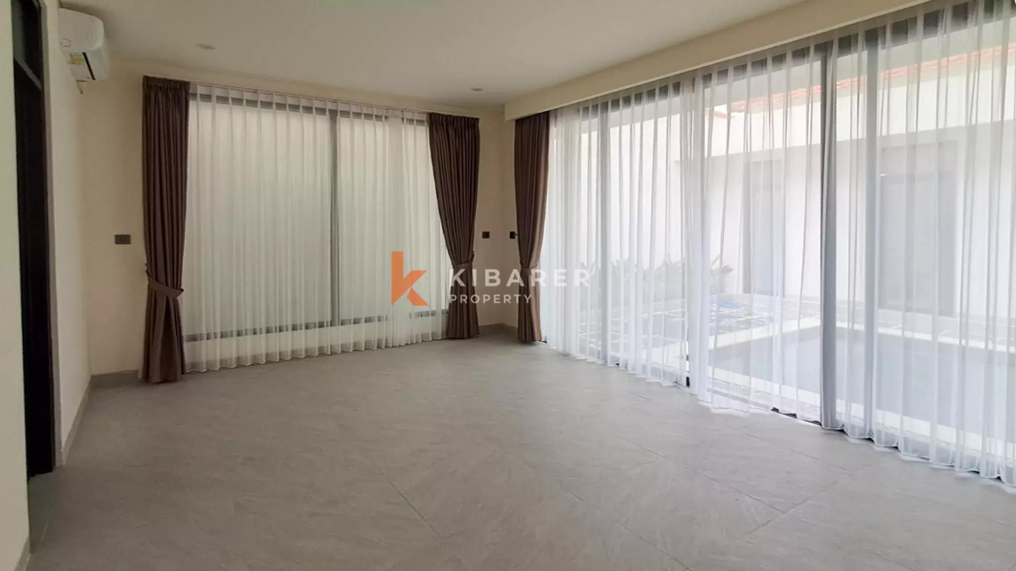 Charming Enclosed-Living Two-Bedroom Semi-Furnished Villa with Pool in Umalas