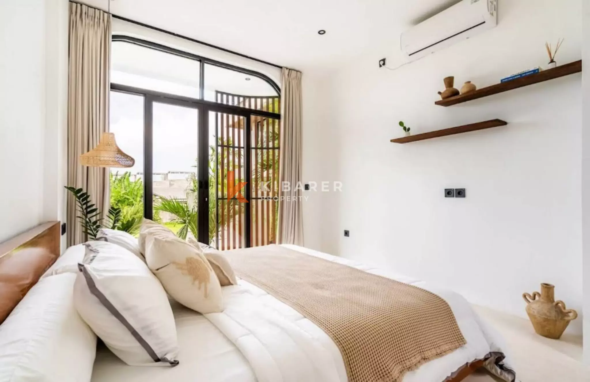 Bright and Modern Two Bedroom Umalas Villa Featuring Enclosed Living Spaces
