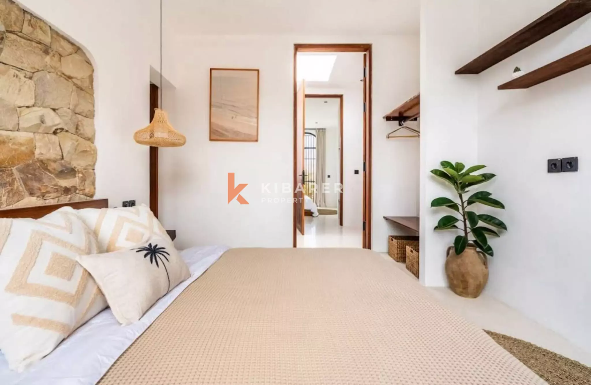 Bright and Modern Two Bedroom Umalas Villa Featuring Enclosed Living Spaces