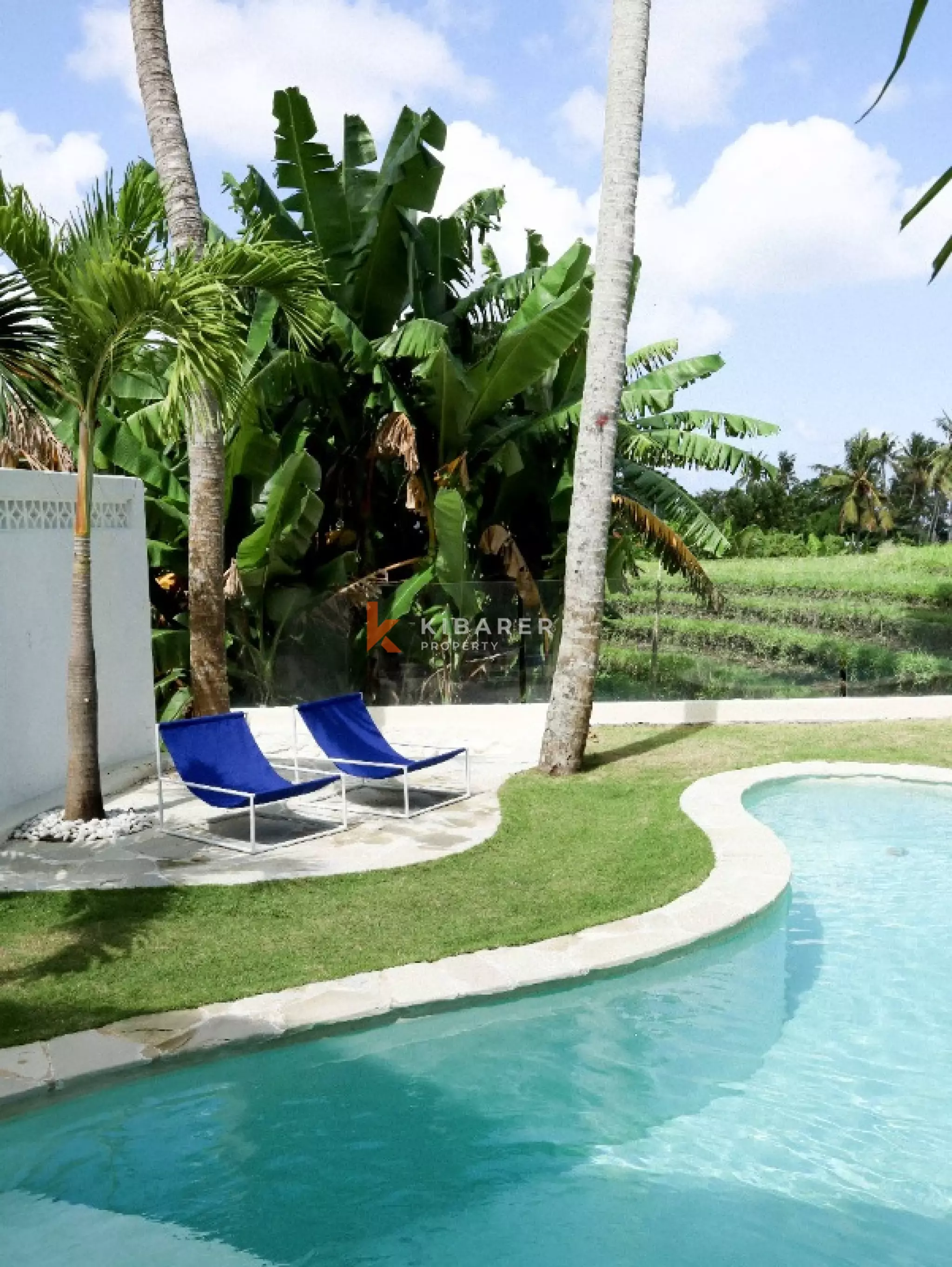 Luxurious Mediterannean Three-bed Villas with Private Pool and Stunning Rice Field Views (Available on January 2026)