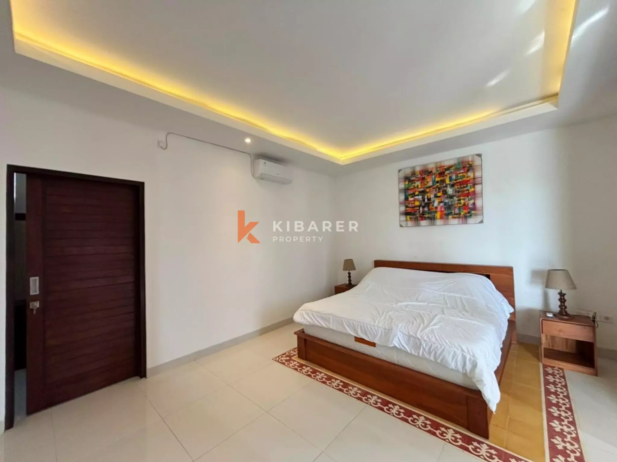 Vila Dua Kamar Tidur Berkonsep Terbuka yang Sejuk Menghadap Kolam Renang – Cemagi