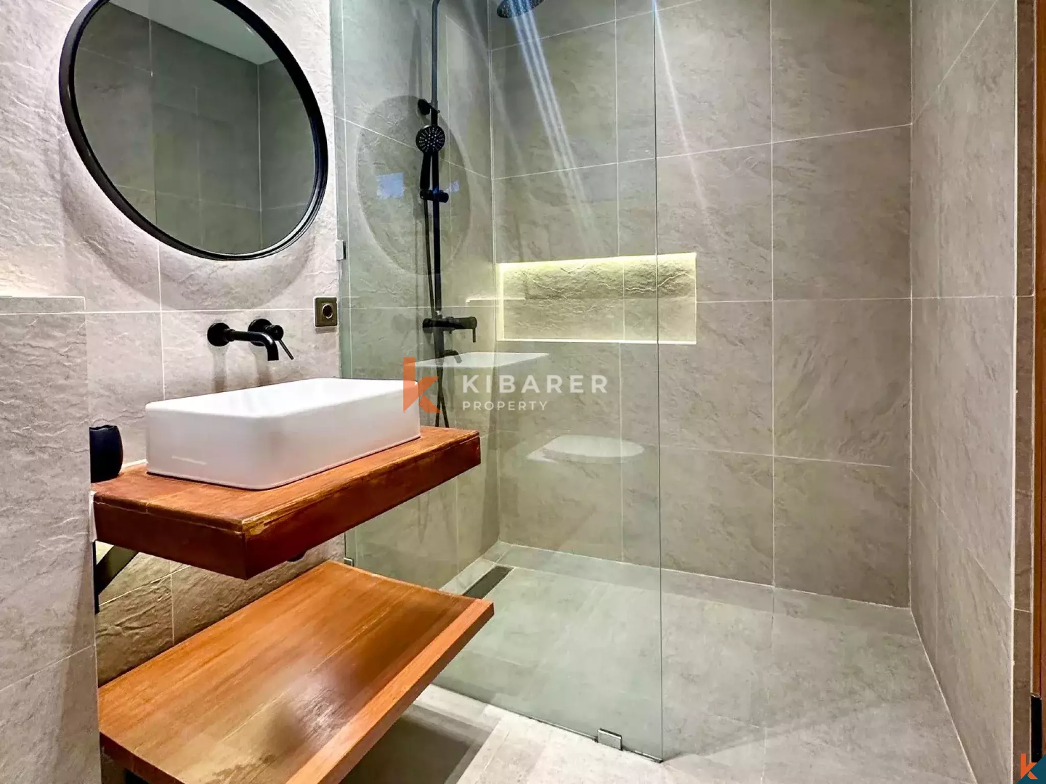 Stylish Four-Bedroom Villa Steps Away from Berawa Beach