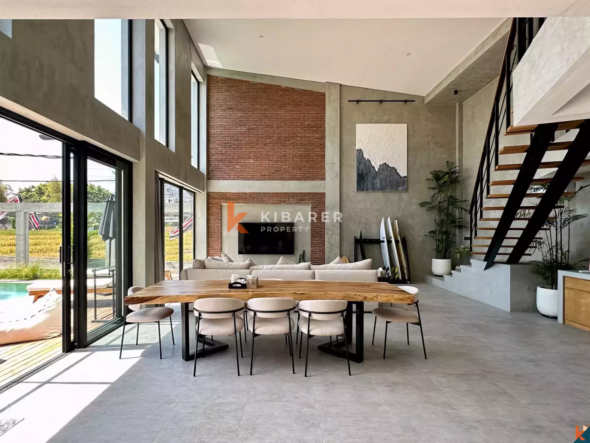 Stylish Four-Bedroom Villa Steps Away from Berawa Beach