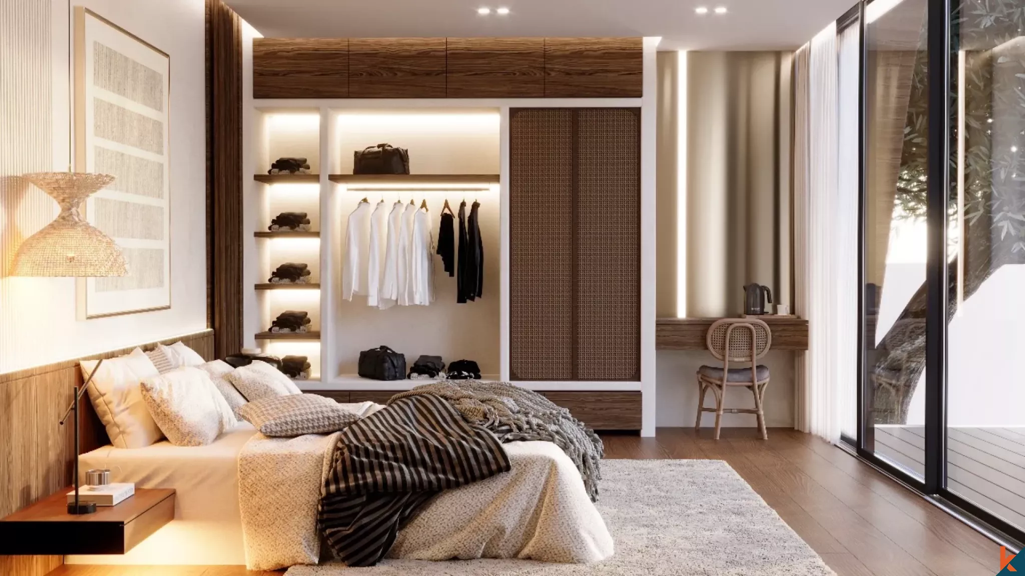 Villa tranquille à vendre avec une chambre à coucher, située dans un cadre verdoyant à Ubud